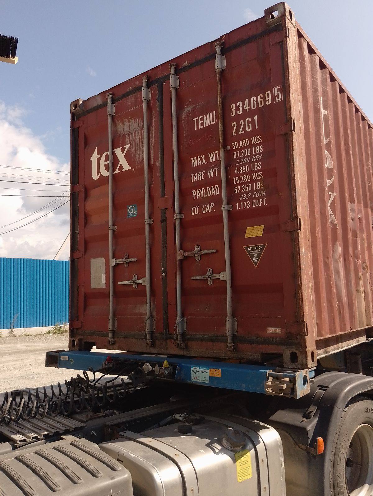 Морской контейнер TEMU3340695