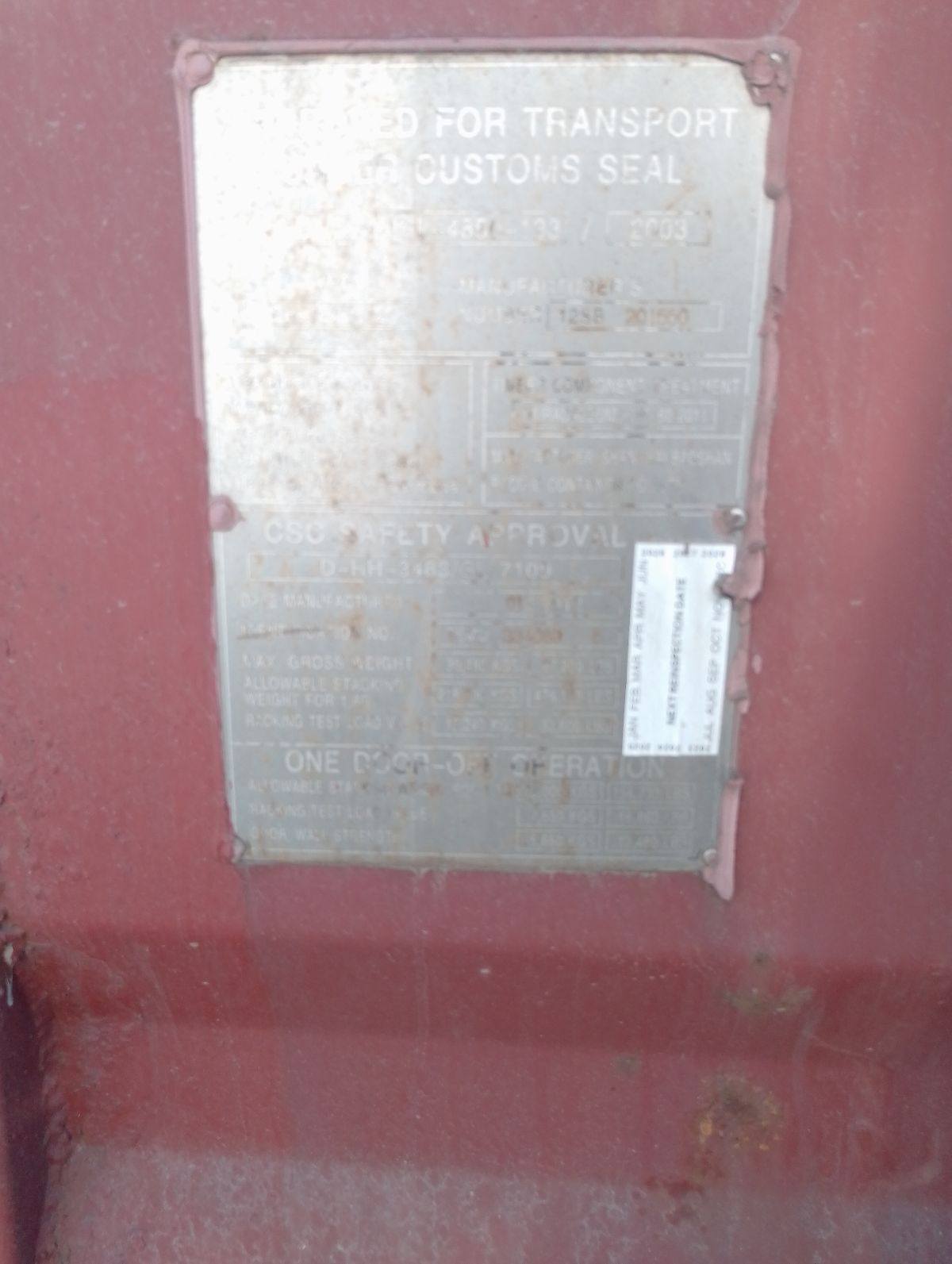 Морской контейнер TEMU3340695