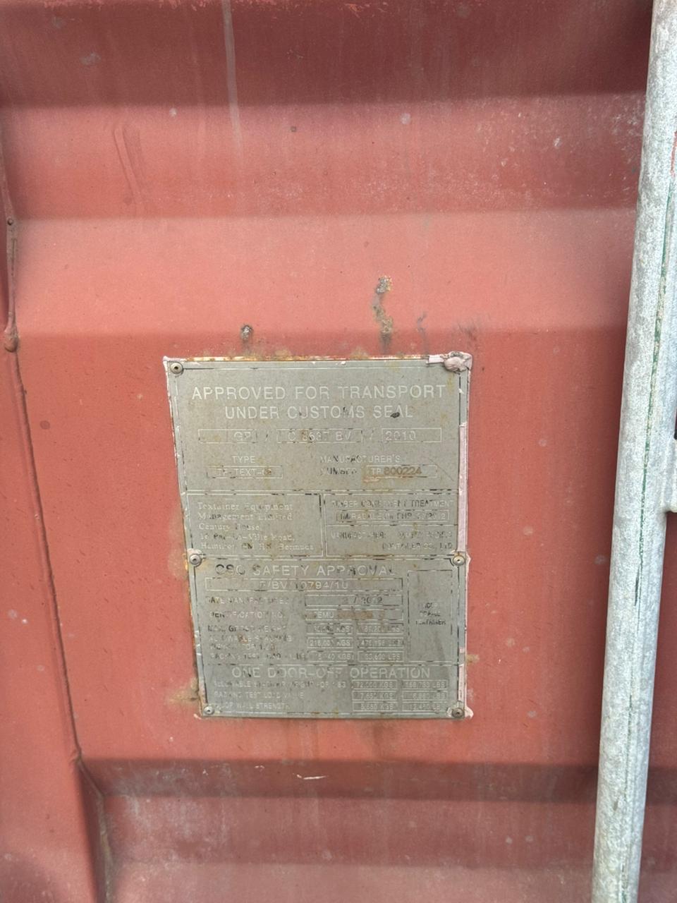 Морской контейнер TEMU3398233