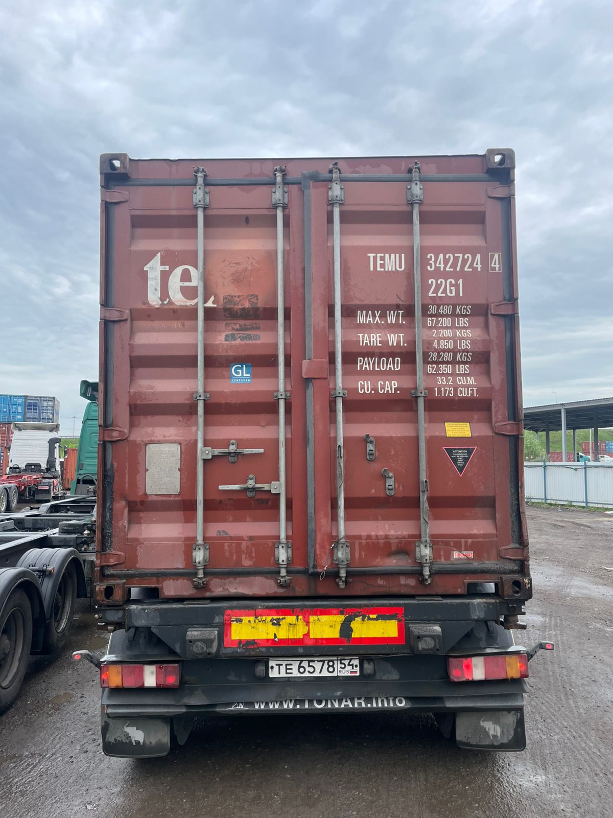 Морской контейнер TEMU3427244