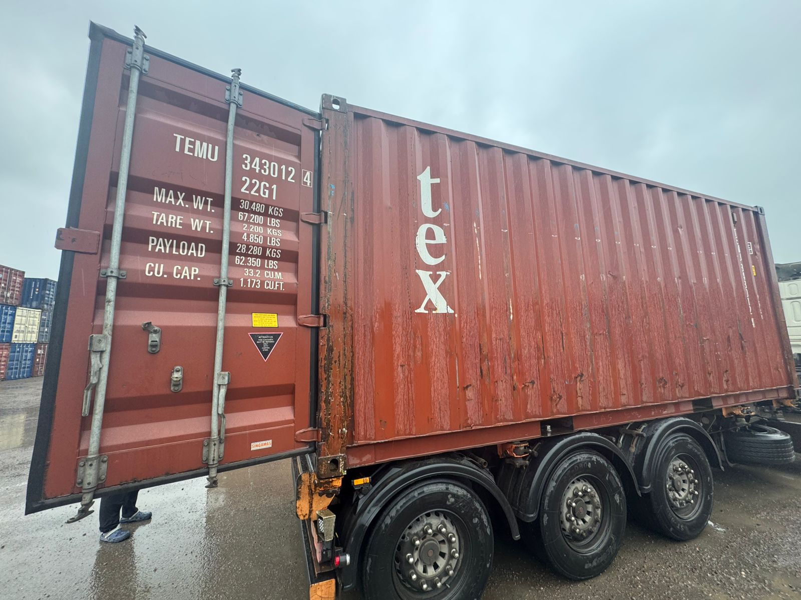 Морской контейнер TEMU3430124