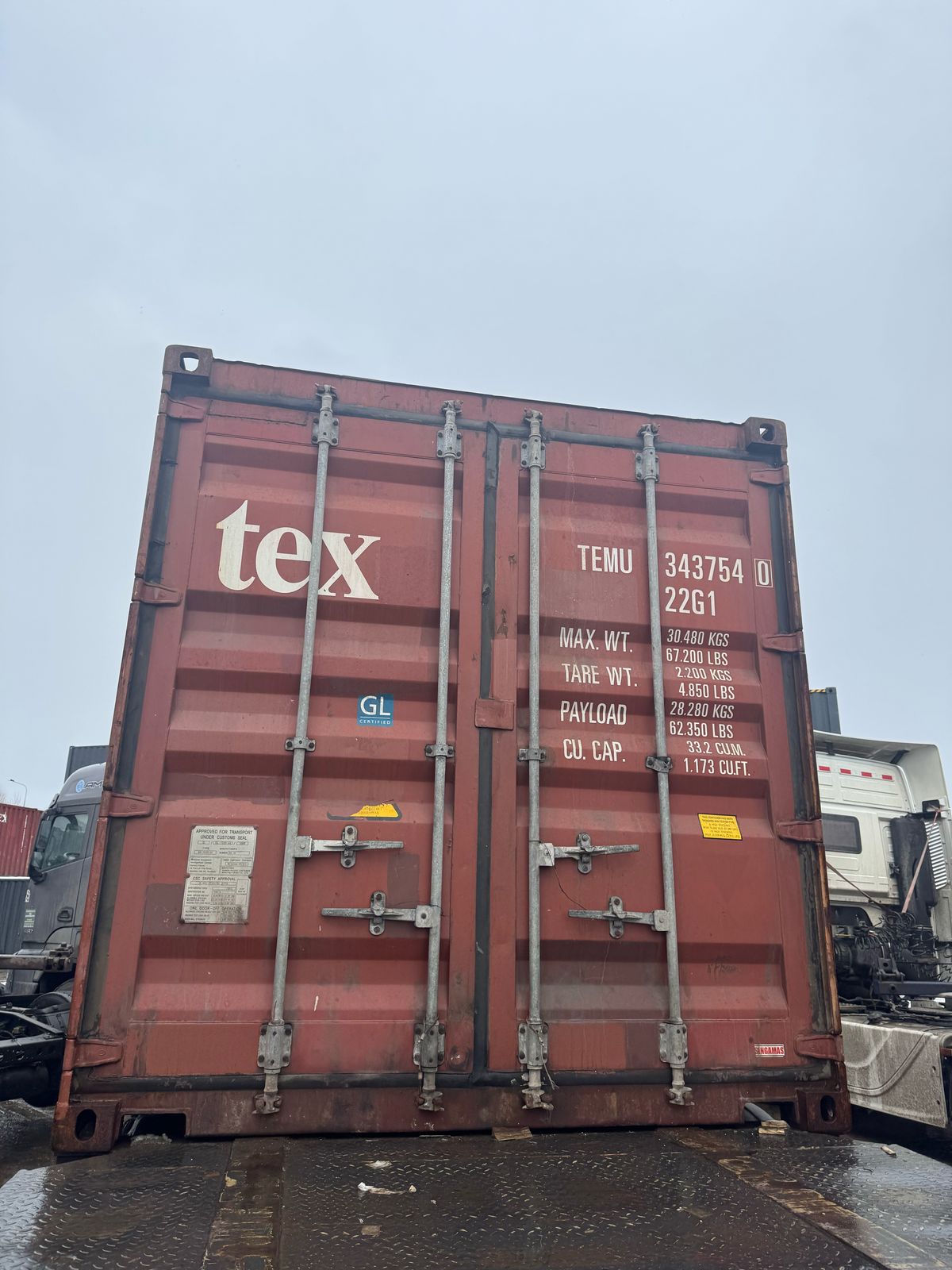 Морской контейнер TEMU3437540