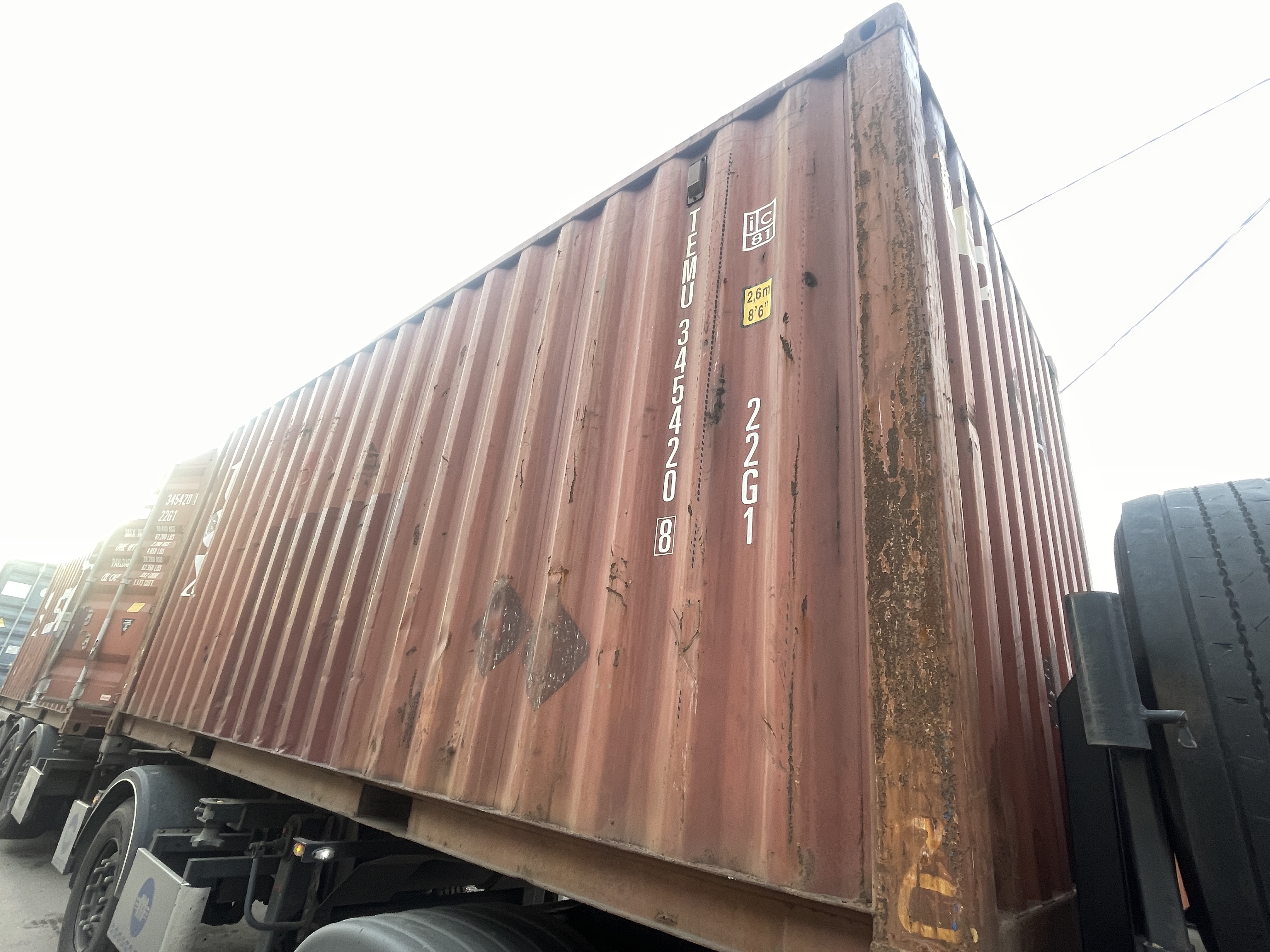 Морской контейнер TEMU3454208