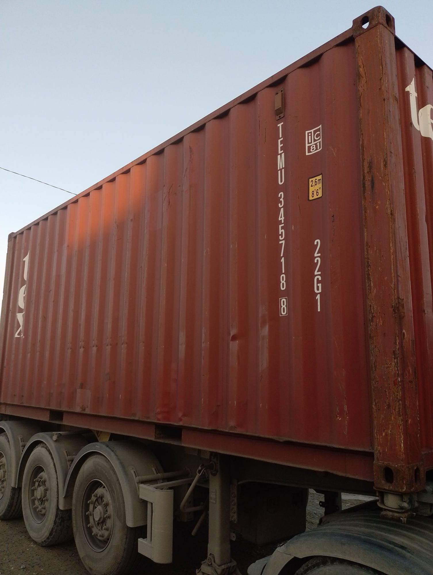 Морской контейнер TEMU3457188