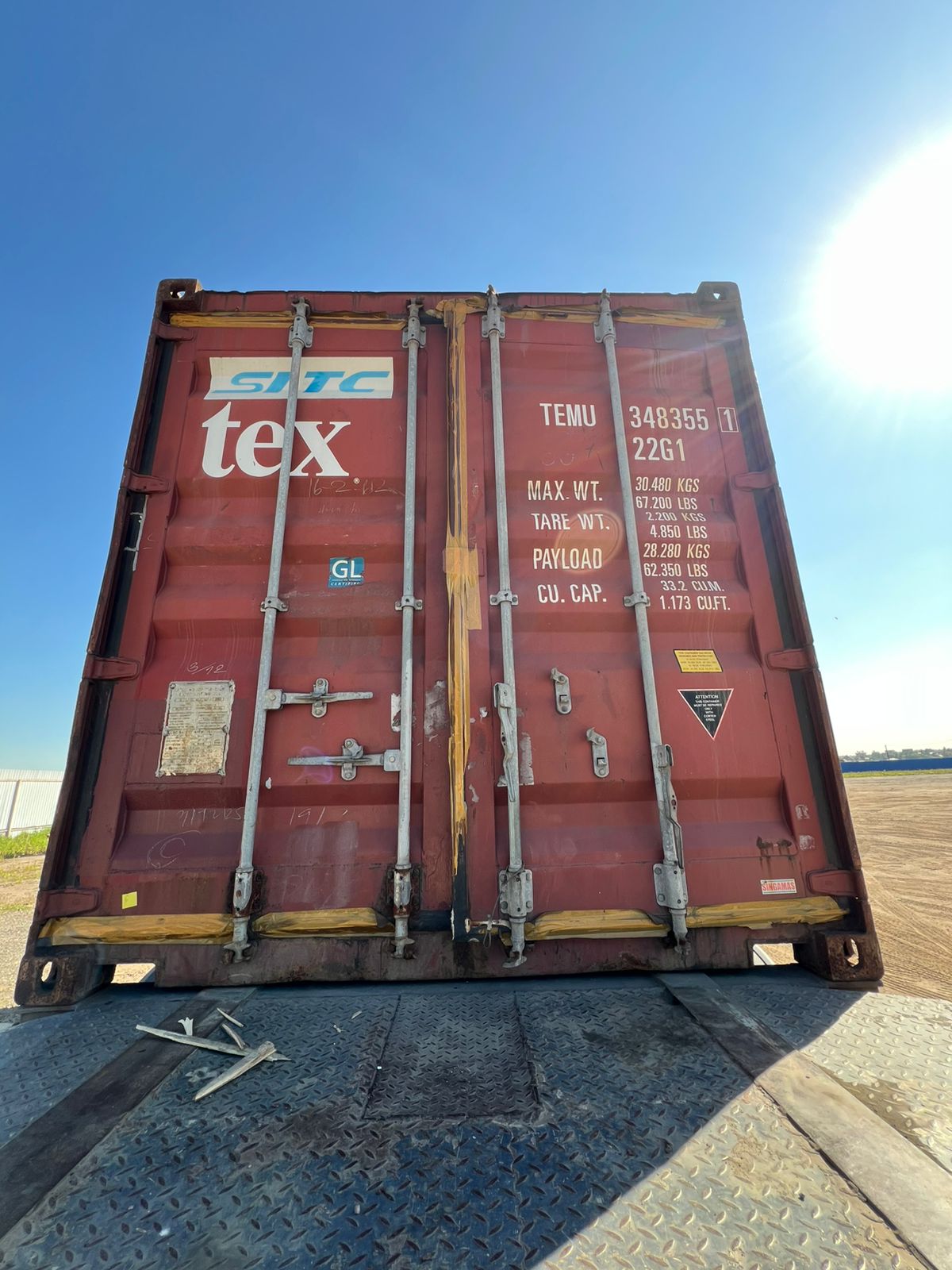 Морской контейнер TEMU3483551
