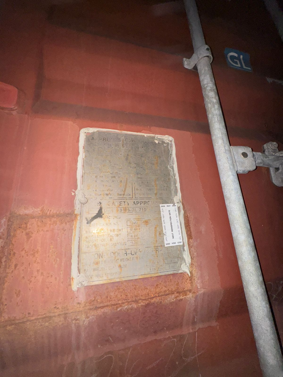 Морской контейнер TEMU3484521