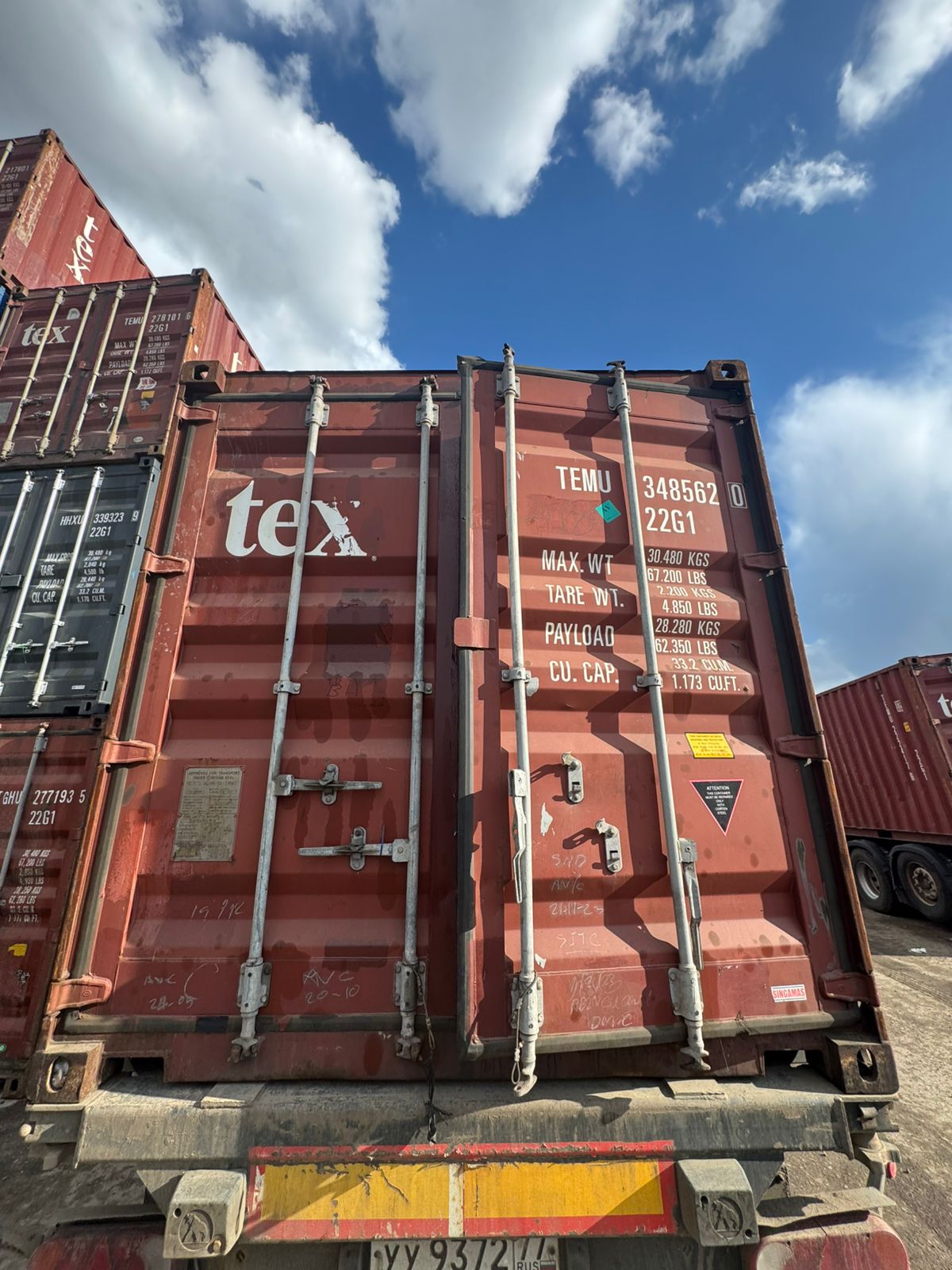 Морской контейнер TEMU3485620