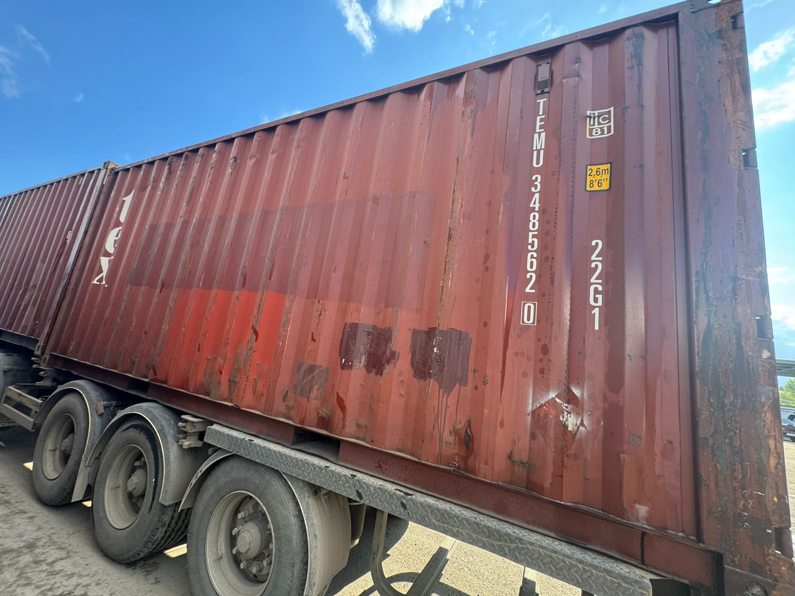 Морской контейнер TEMU3485620