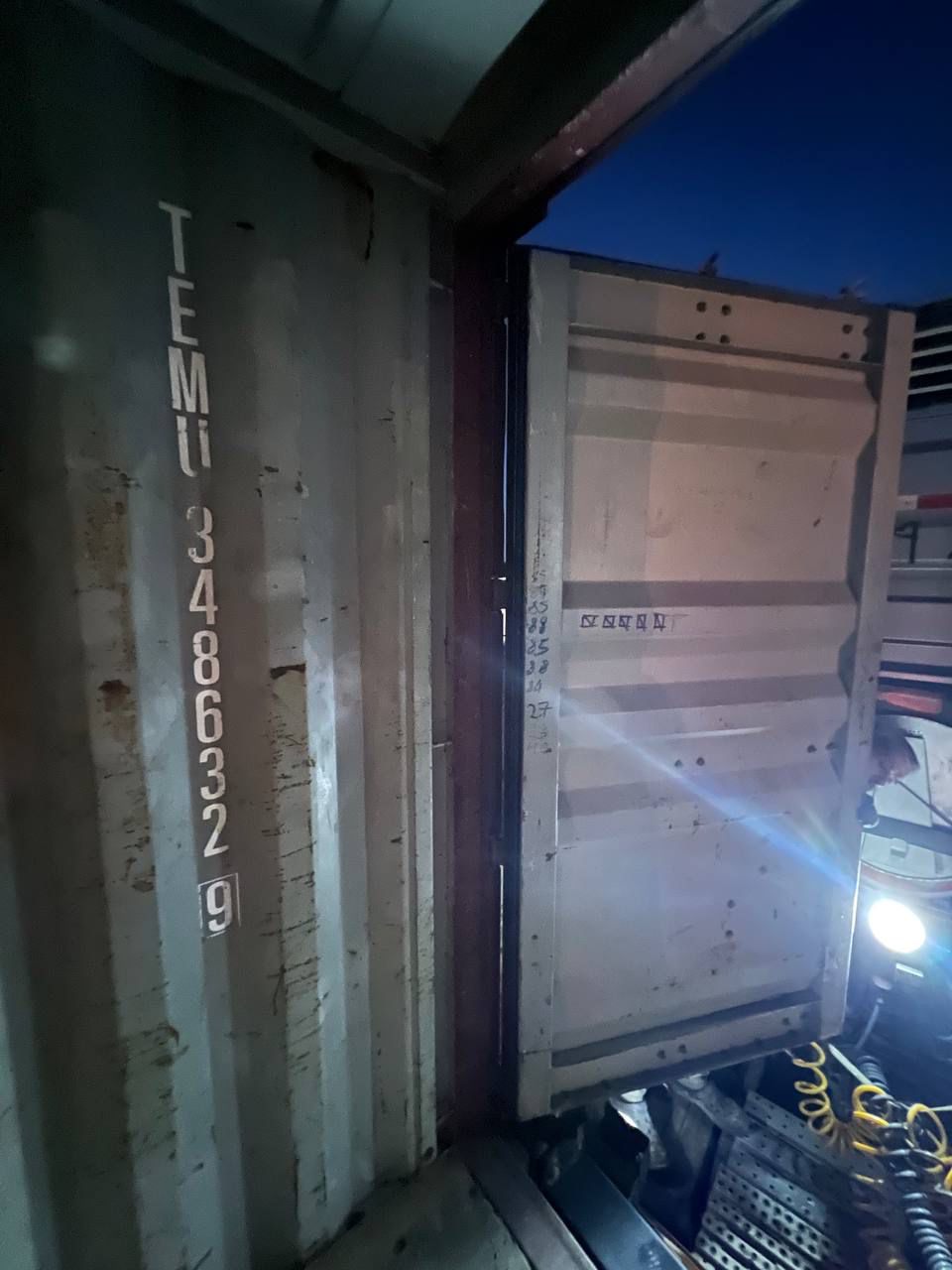 Морской контейнер TEMU3486329