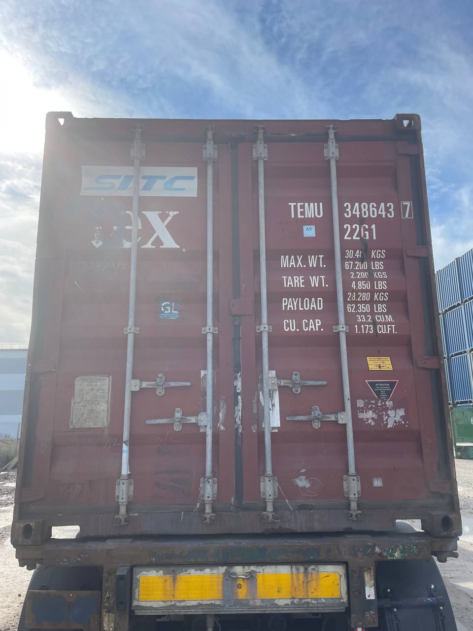 Морской контейнер TEMU3486437