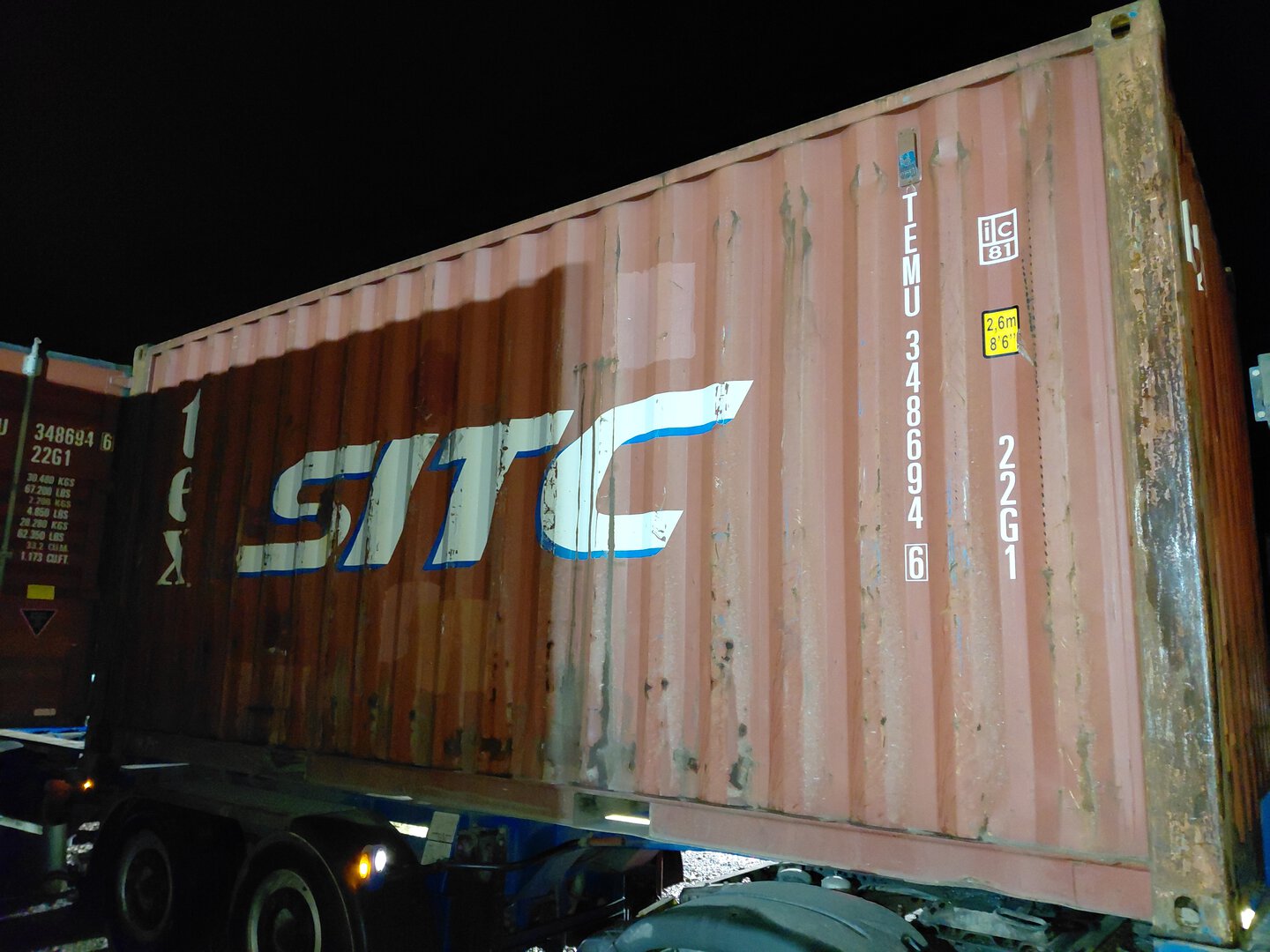 Морской контейнер TEMU3486946