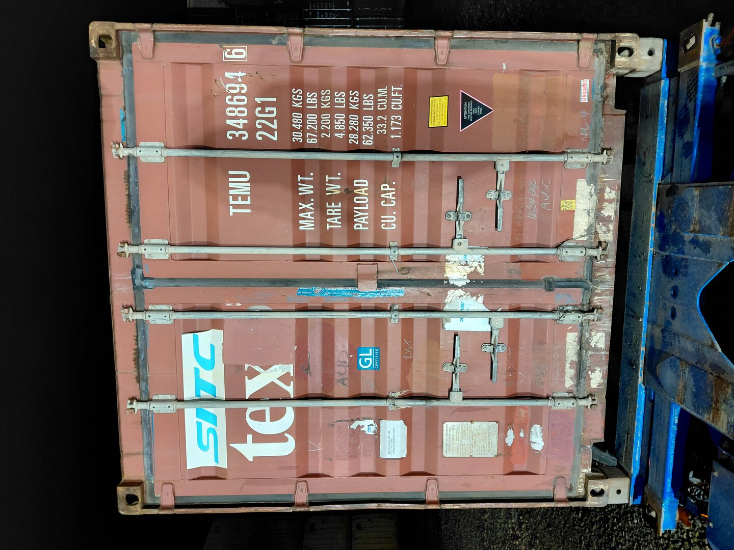 Морской контейнер TEMU3486946