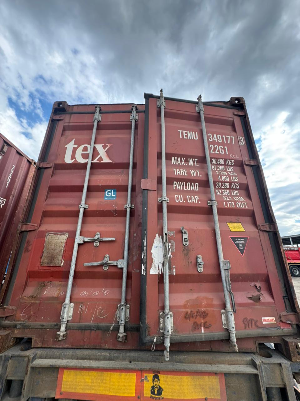 Морской контейнер TEMU3491773