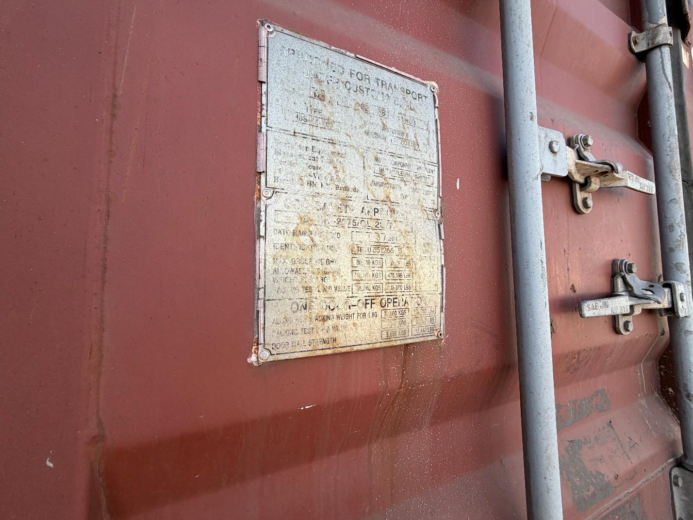 Морской контейнер TEMU3512665