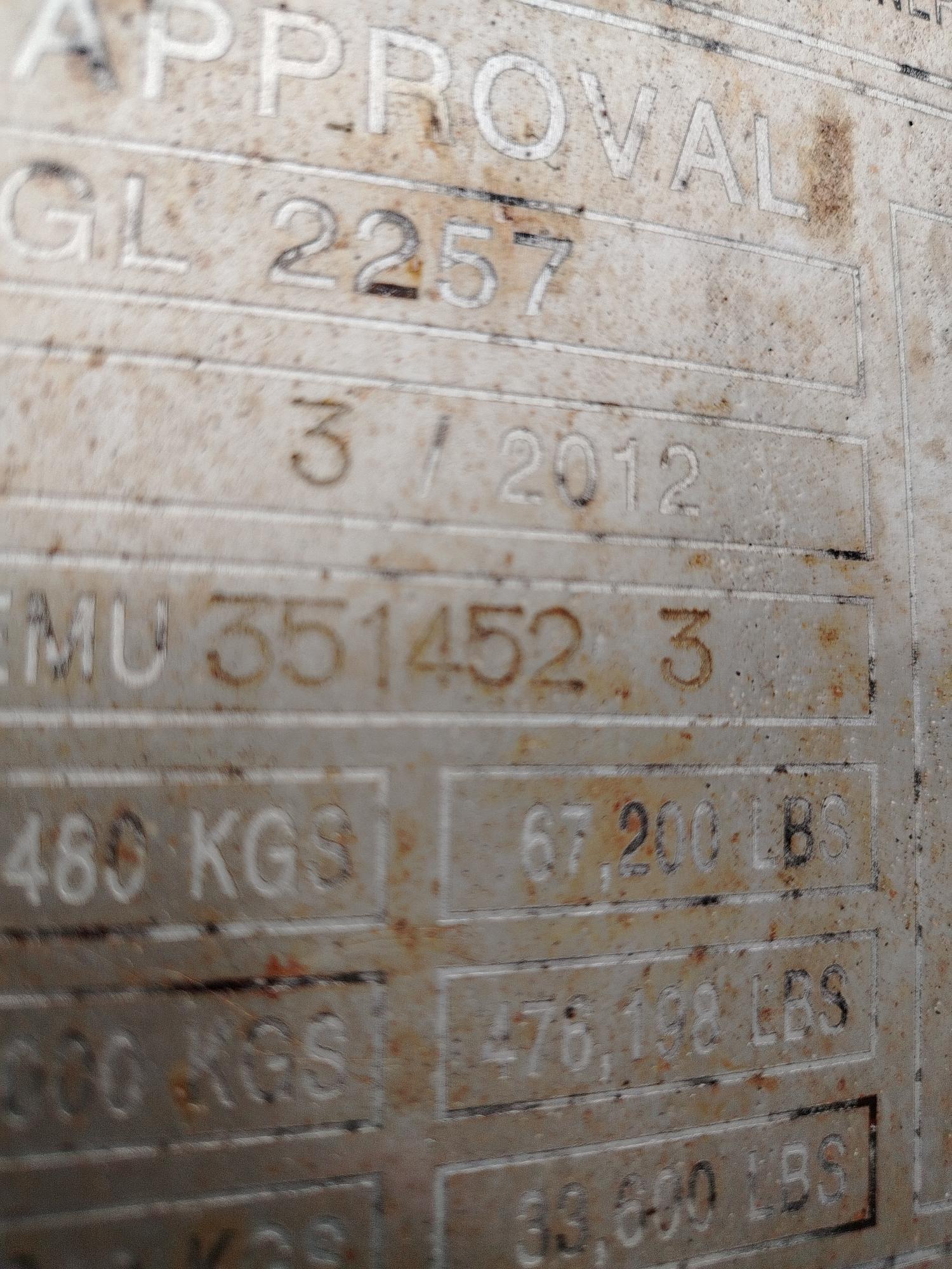 Морской контейнер TEMU3514523