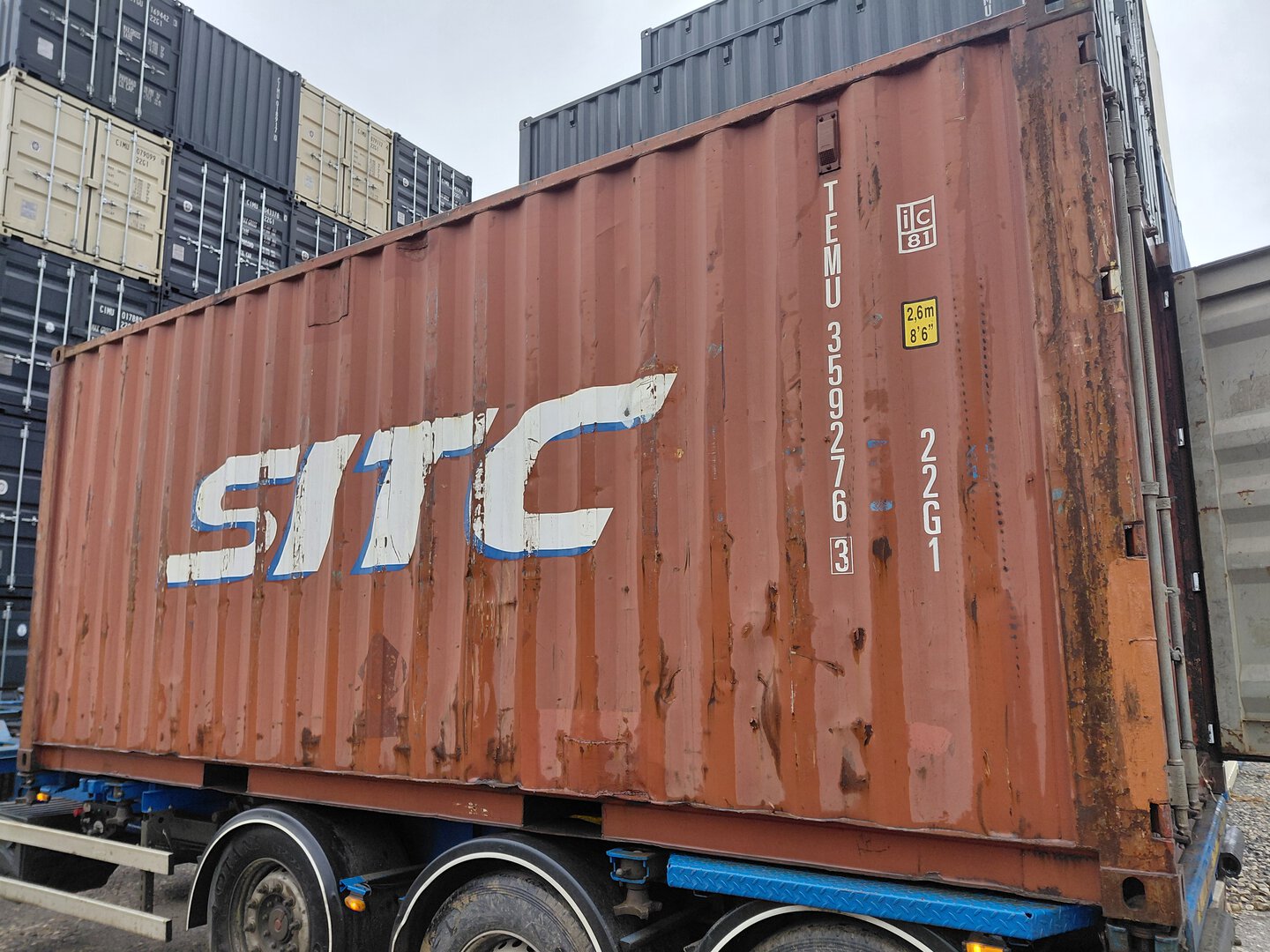 Морской контейнер TEMU3592763