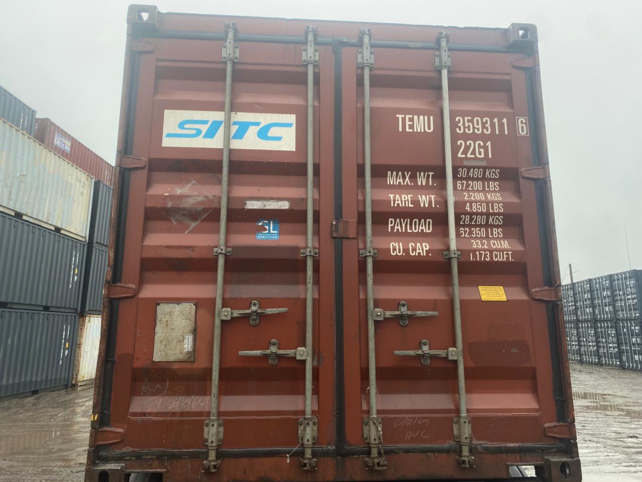 Морской контейнер TEMU3593116