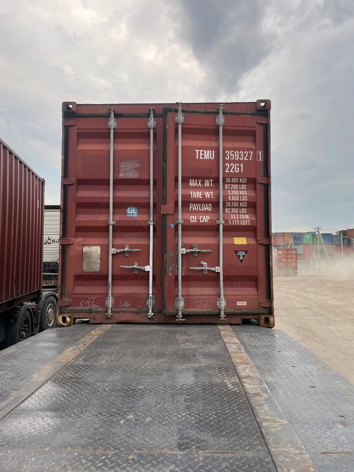 Морской контейнер TEMU3593271