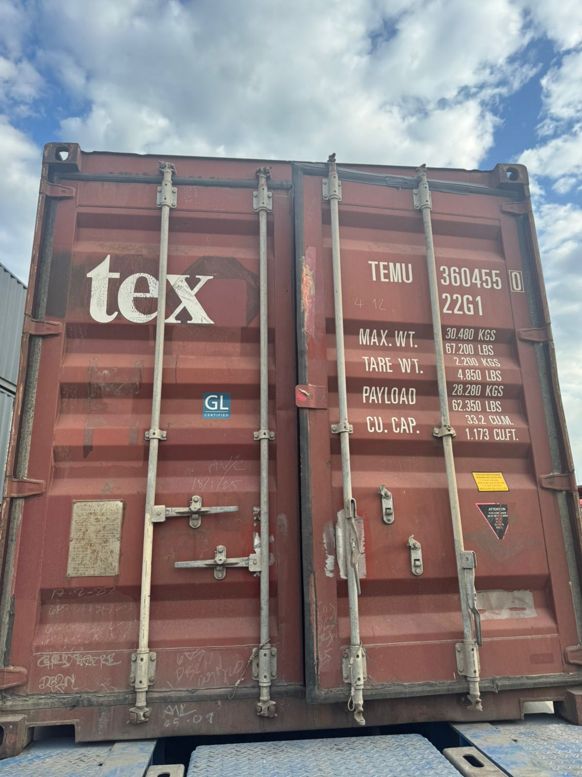 Морской контейнер TEMU3604550