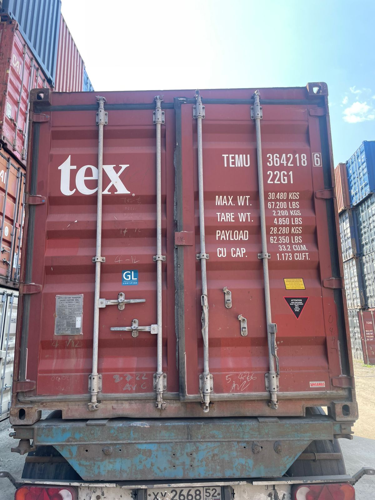 Морской контейнер TEMU3642186