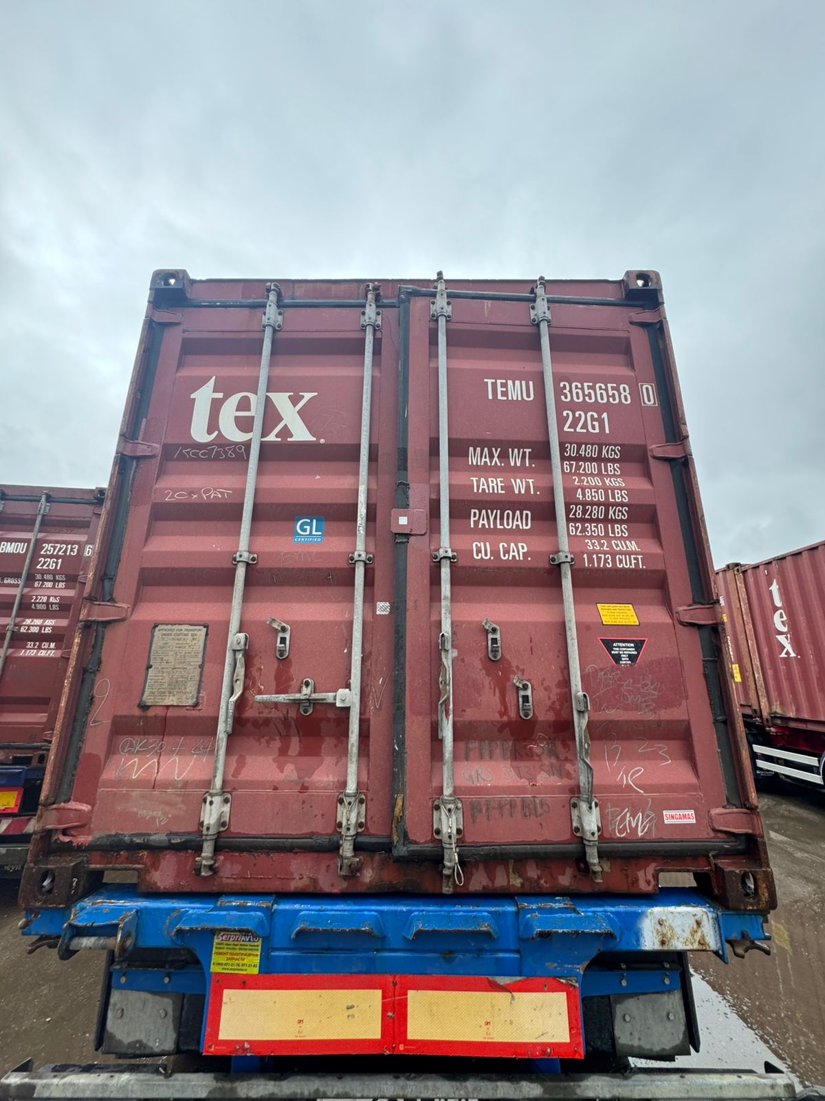 Морской контейнер TEMU3656580