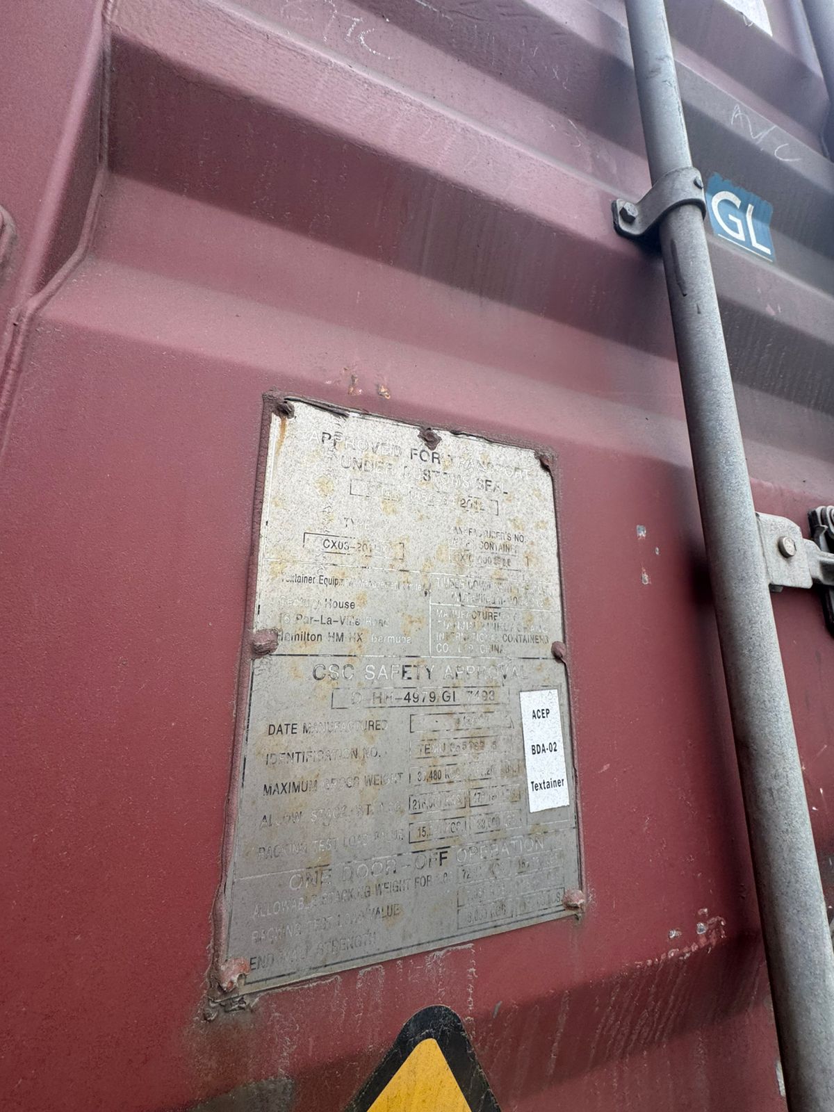 Морской контейнер TEMU3657925