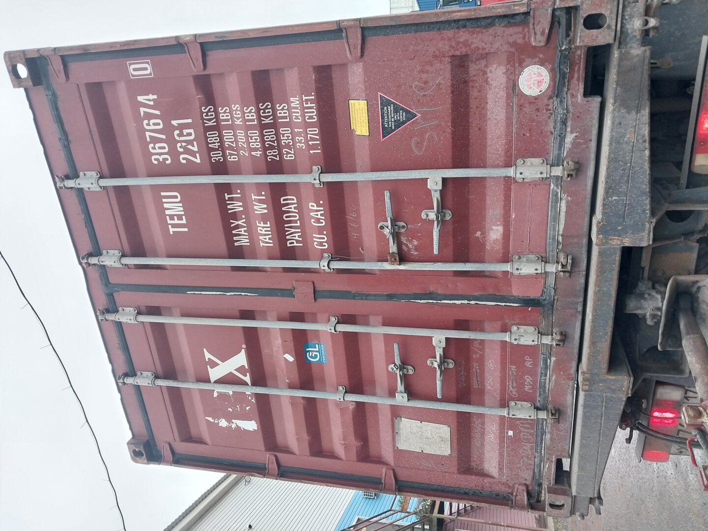 Морской контейнер TEMU3676740