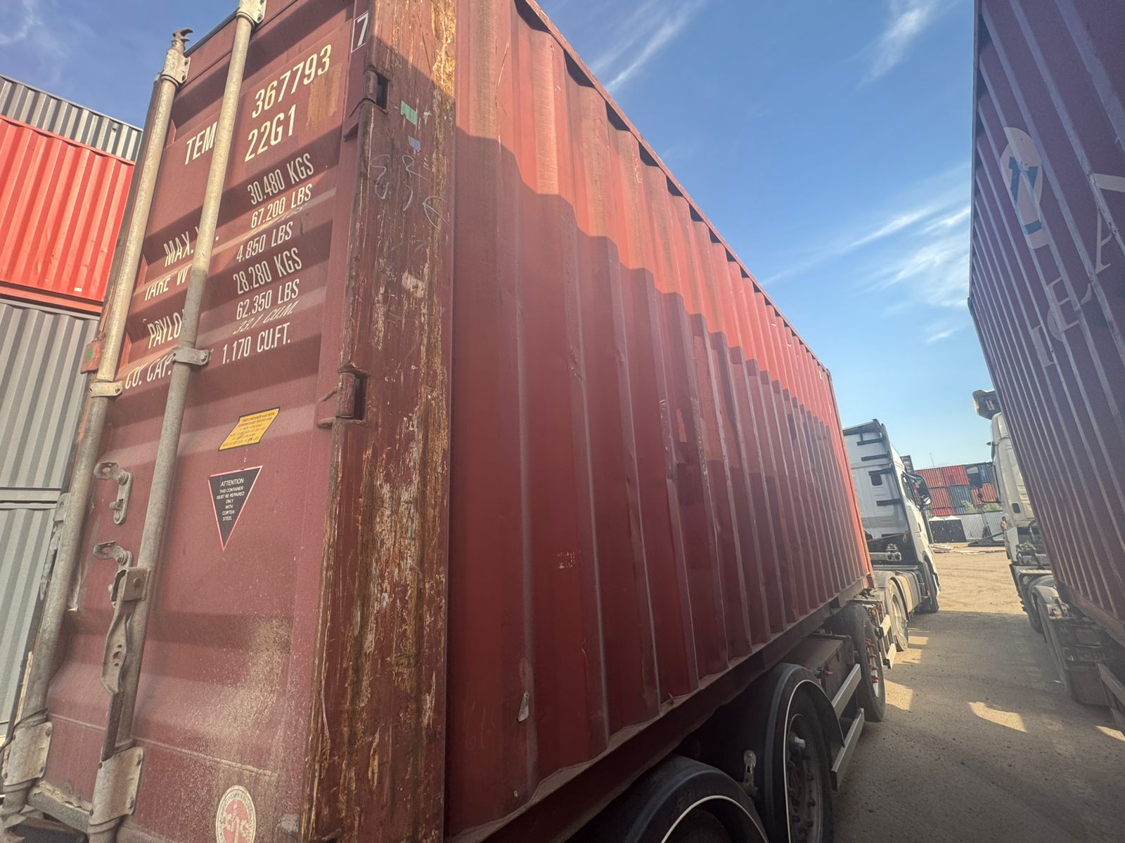 Морской контейнер TEMU3677937