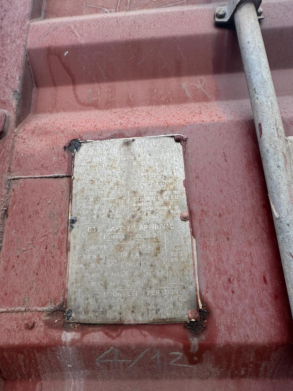 Морской контейнер TEMU3679098