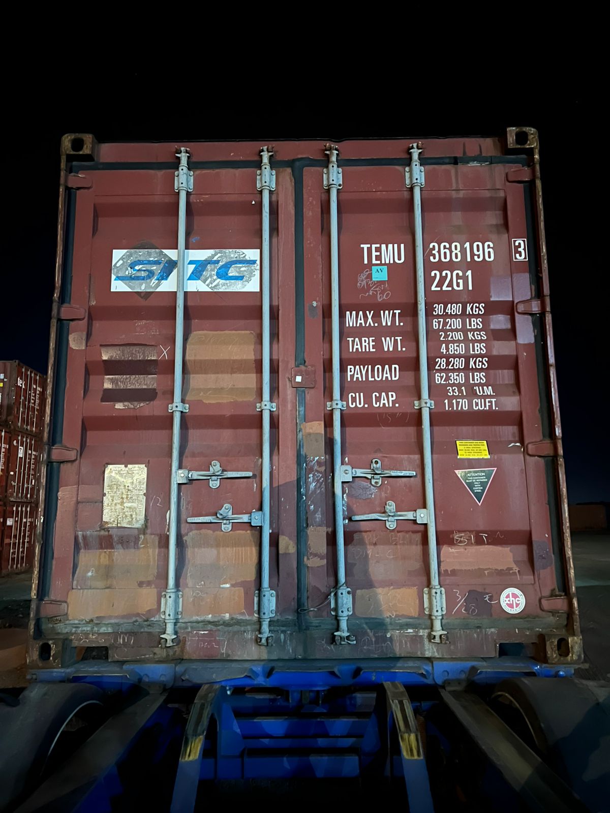 Морской контейнер TEMU3681963