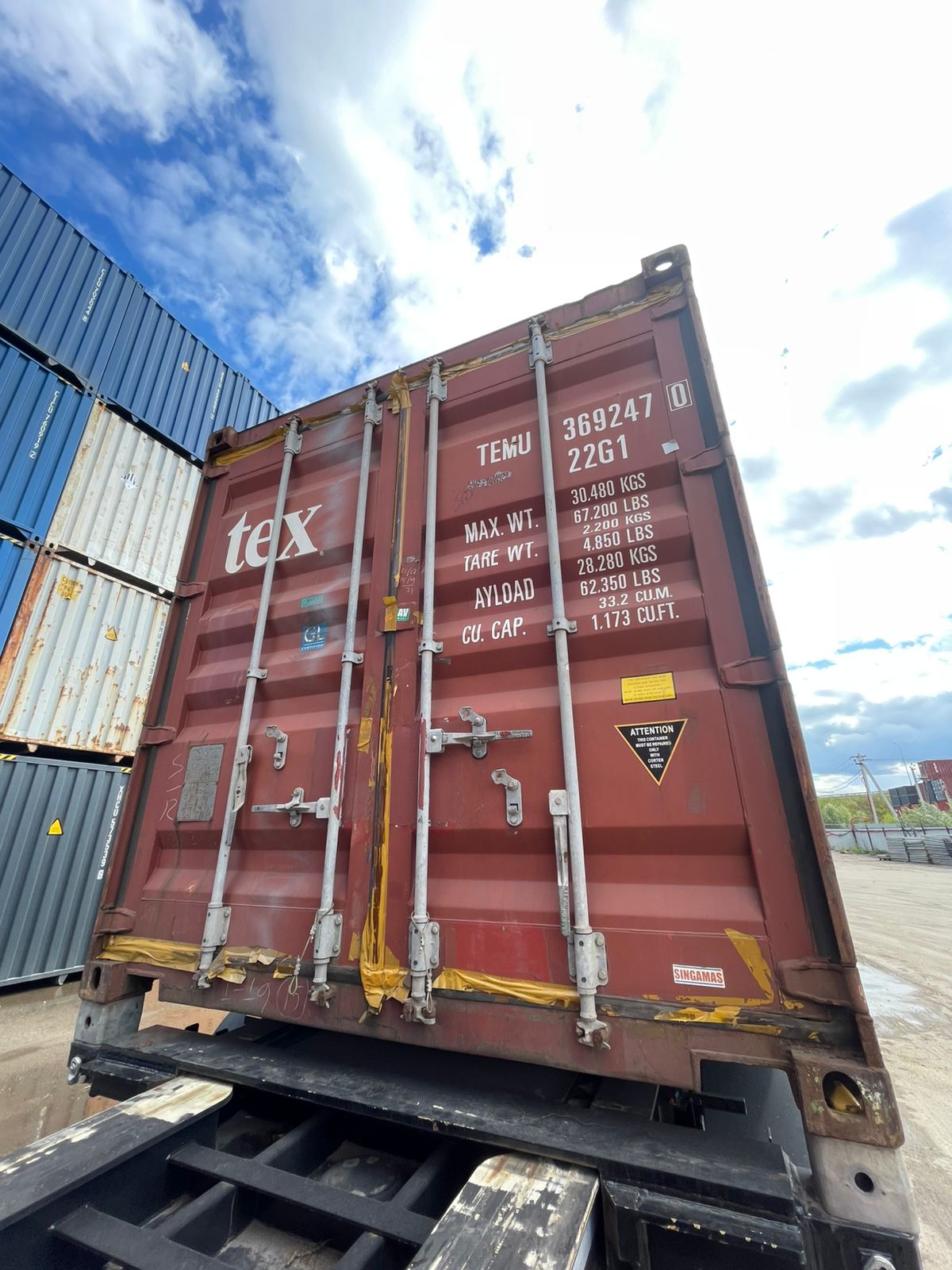 Морской контейнер TEMU3692470