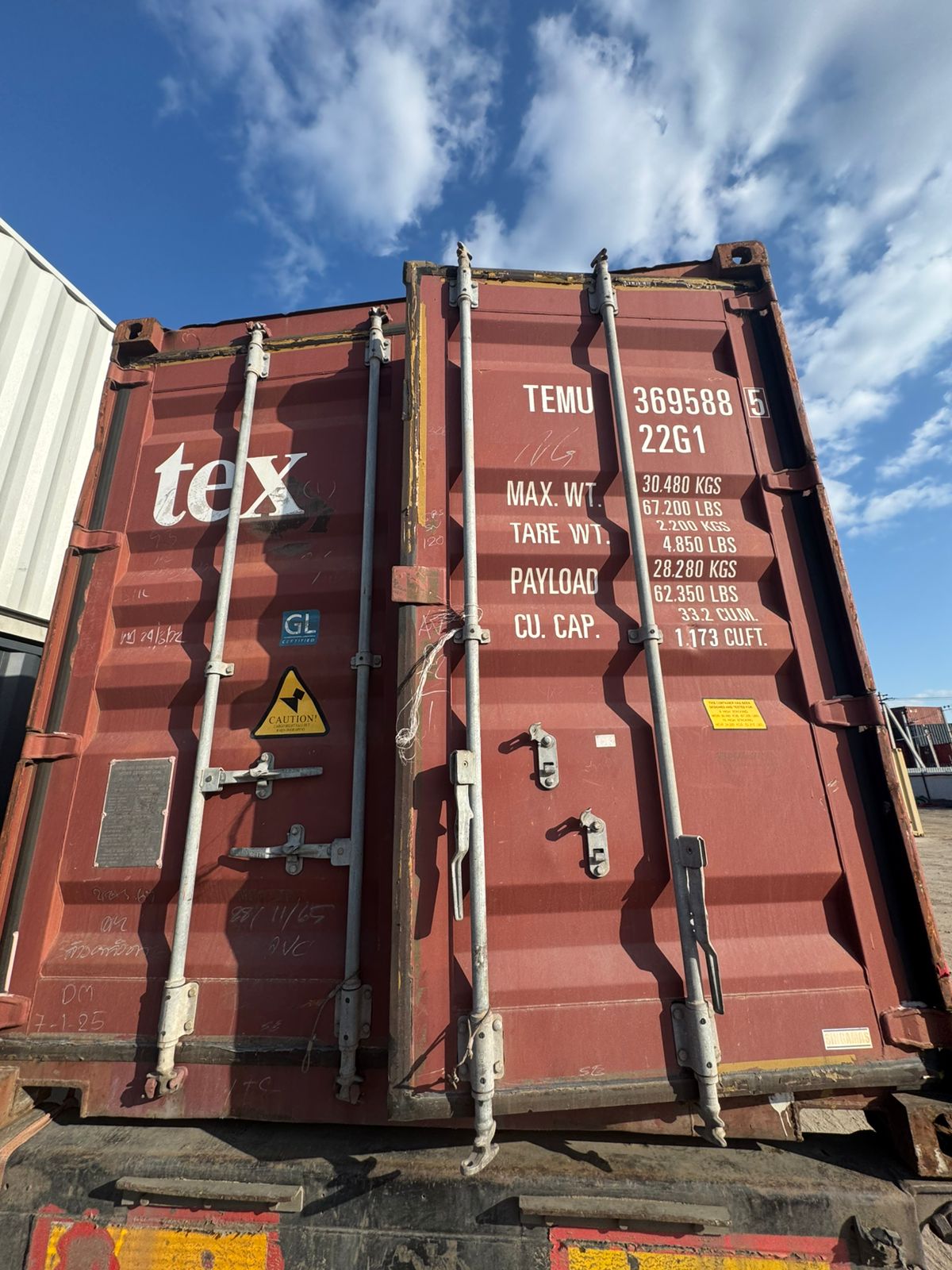 Морской контейнер TEMU3695885