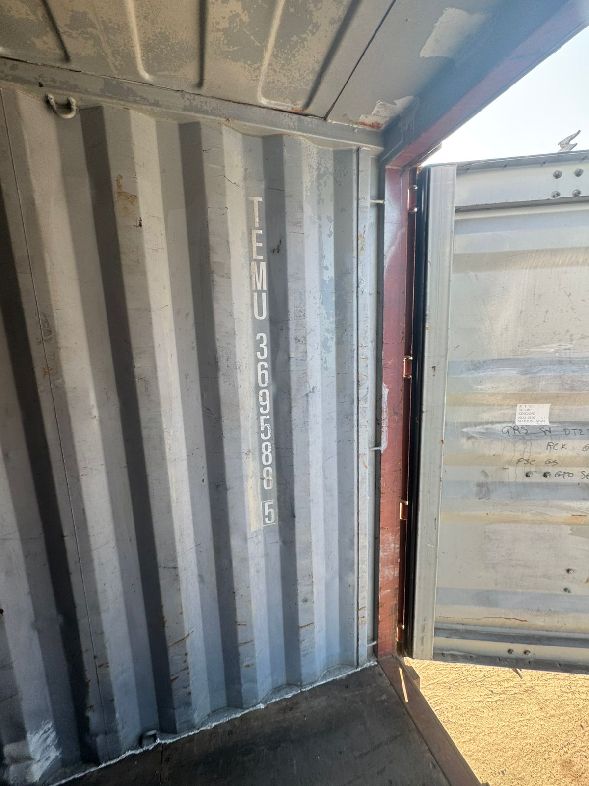 Морской контейнер TEMU3695885