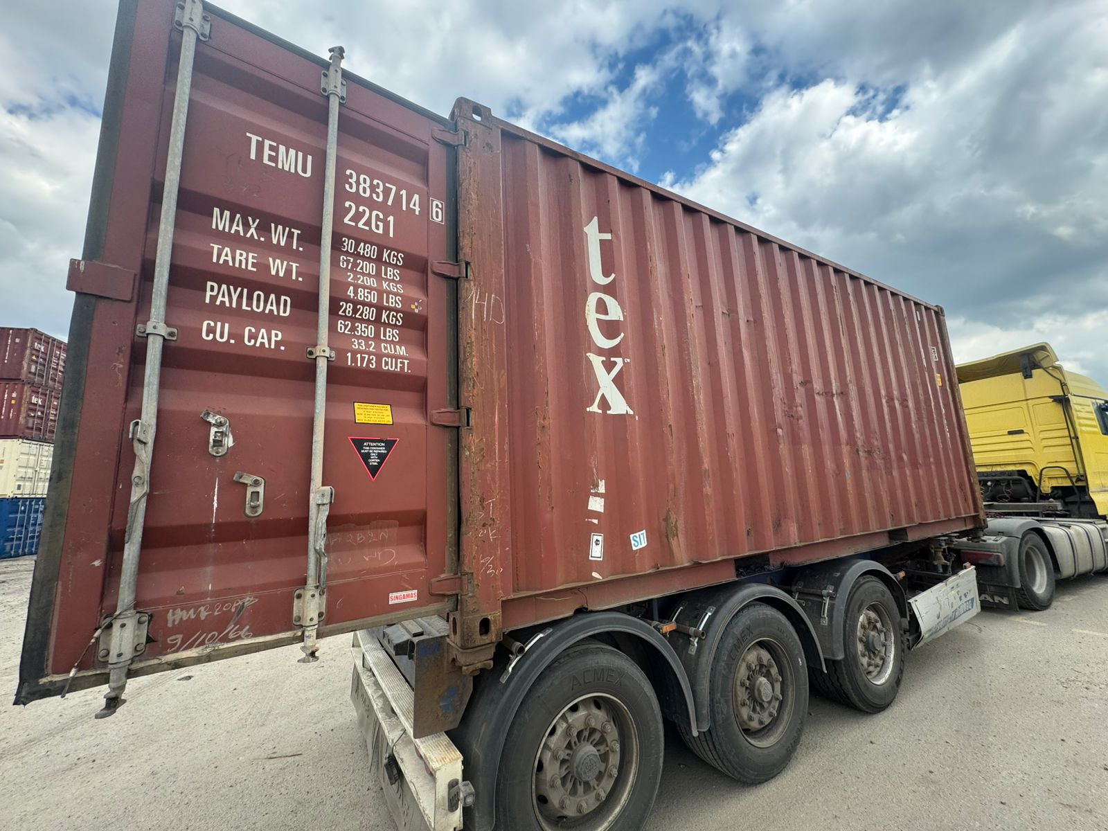 Морской контейнер TEMU3837146