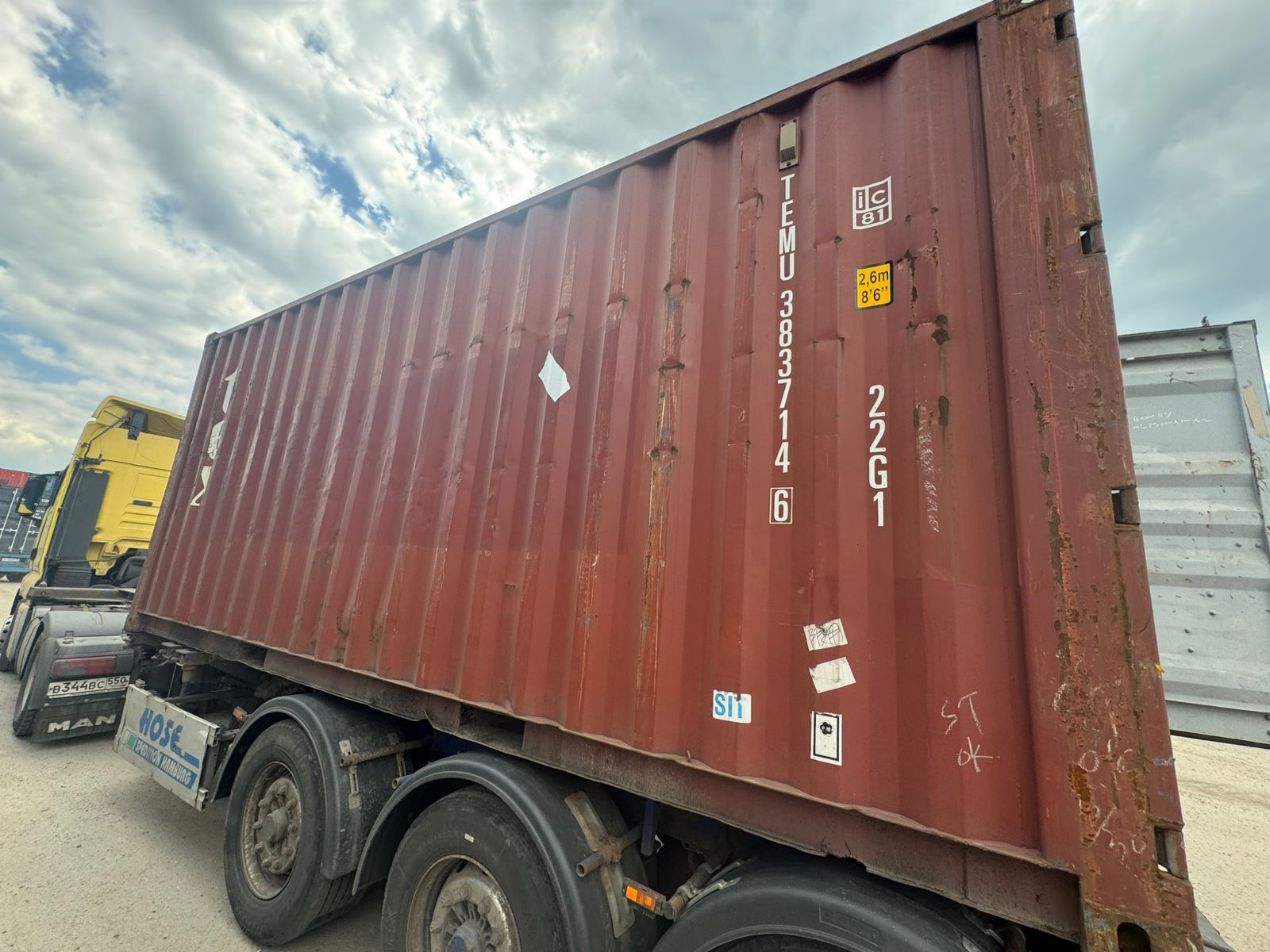 Морской контейнер TEMU3837146