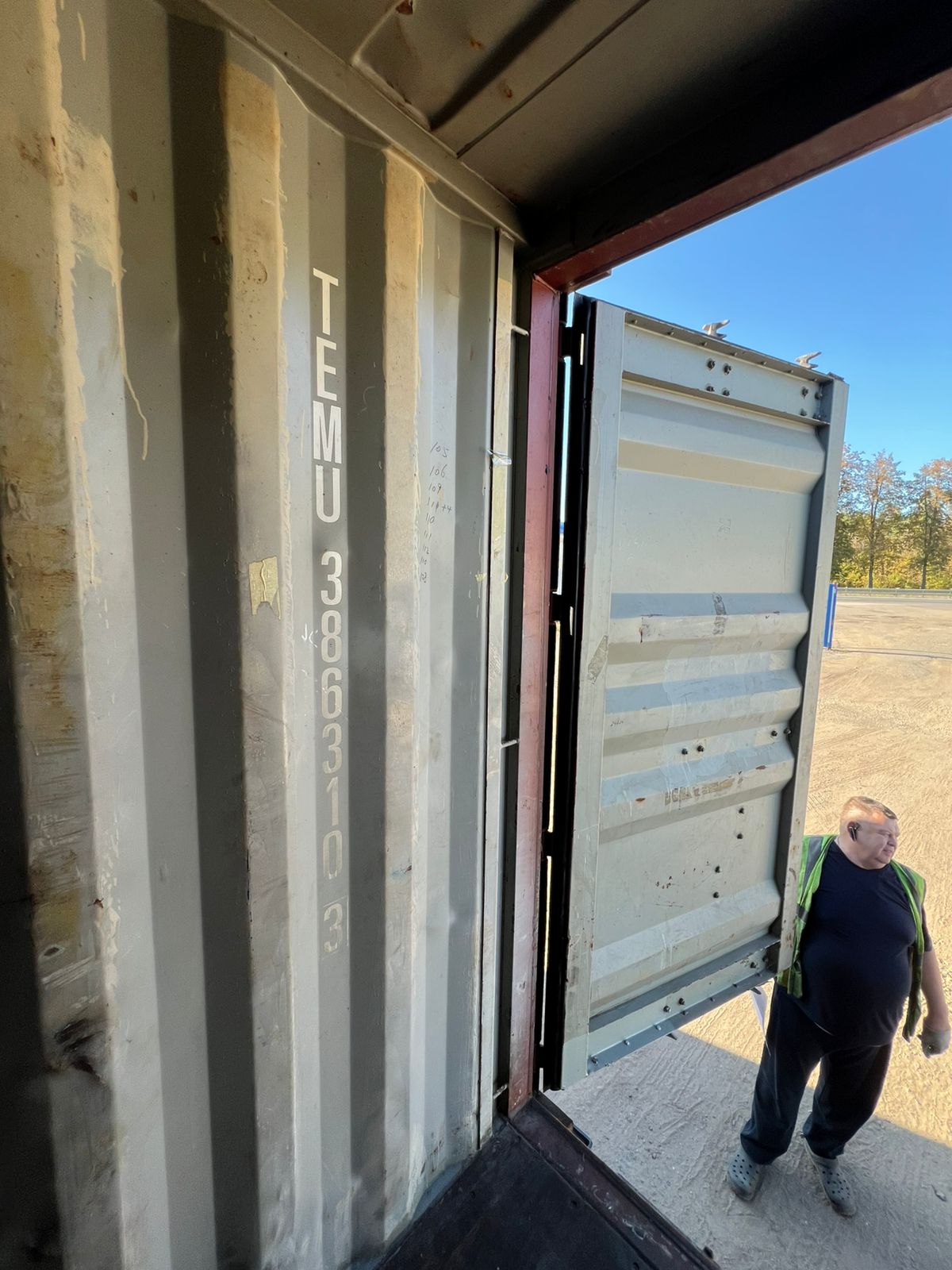 Морской контейнер TEMU3863103