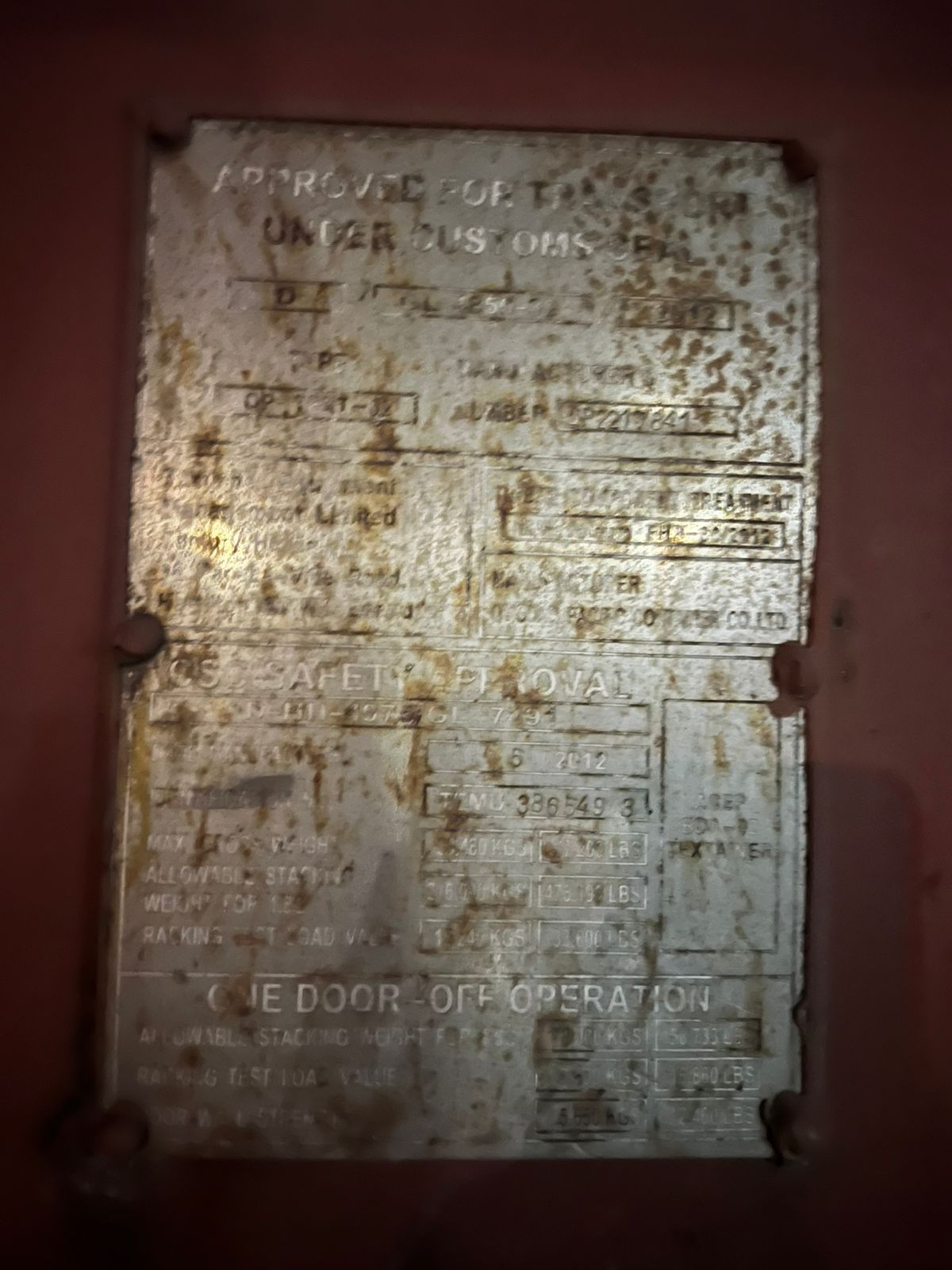 Морской контейнер TEMU3865493