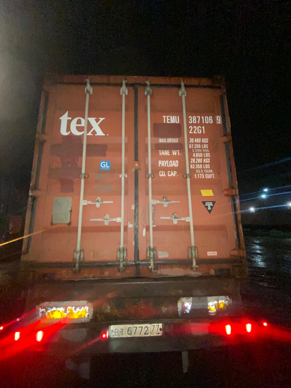 Морской контейнер TEMU3871069