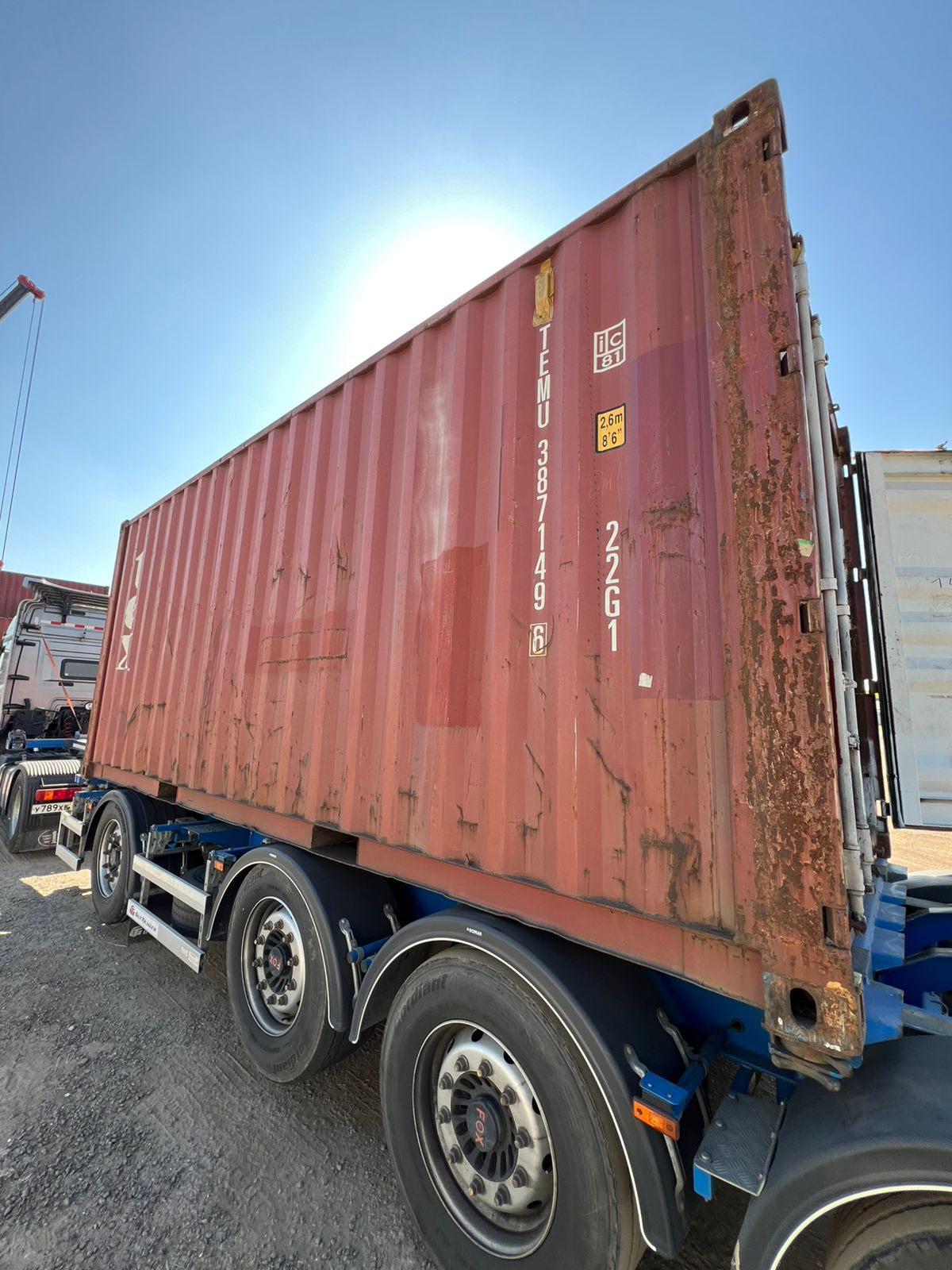 Морской контейнер TEMU3871496