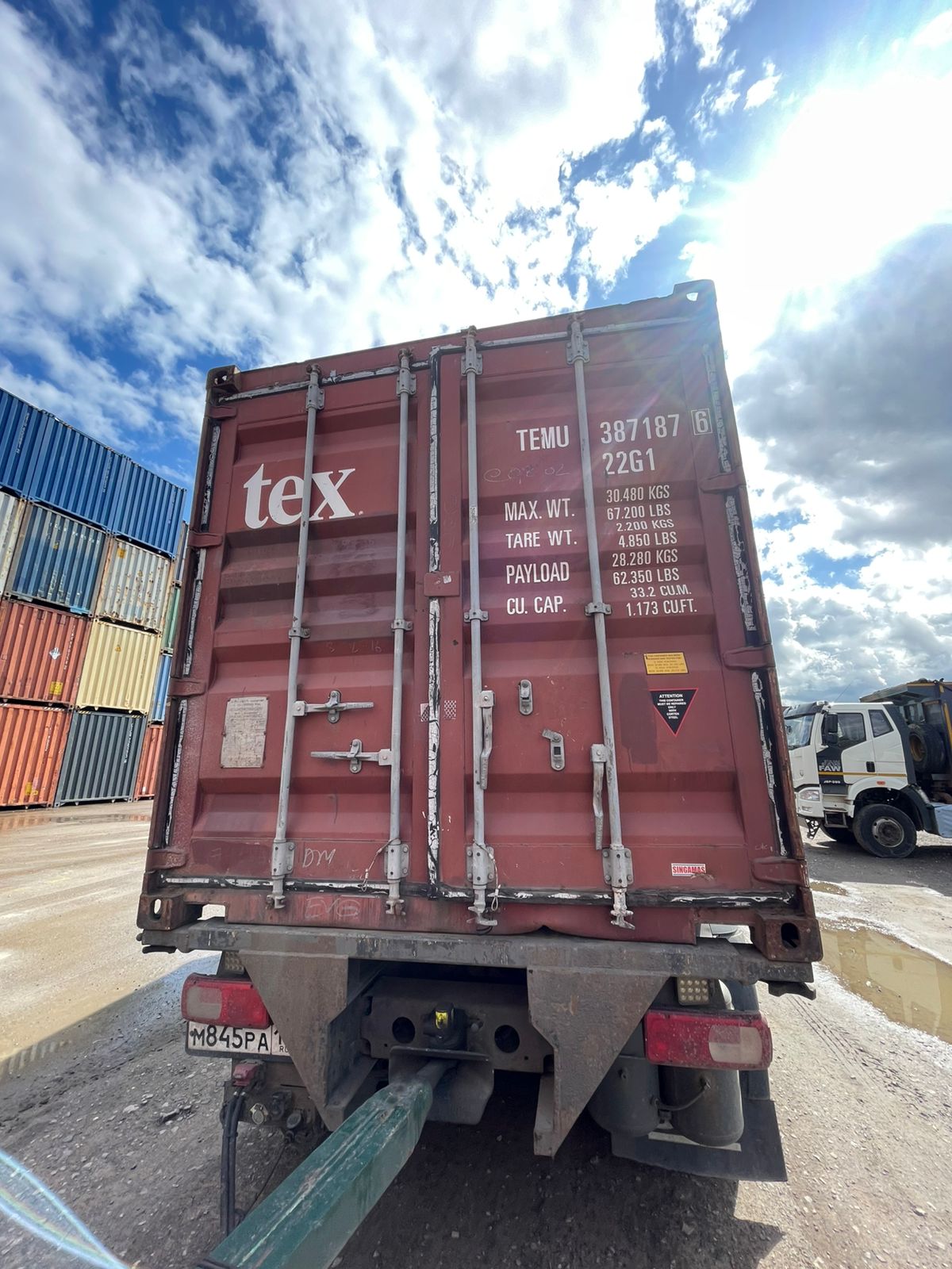 Морской контейнер TEMU3871876