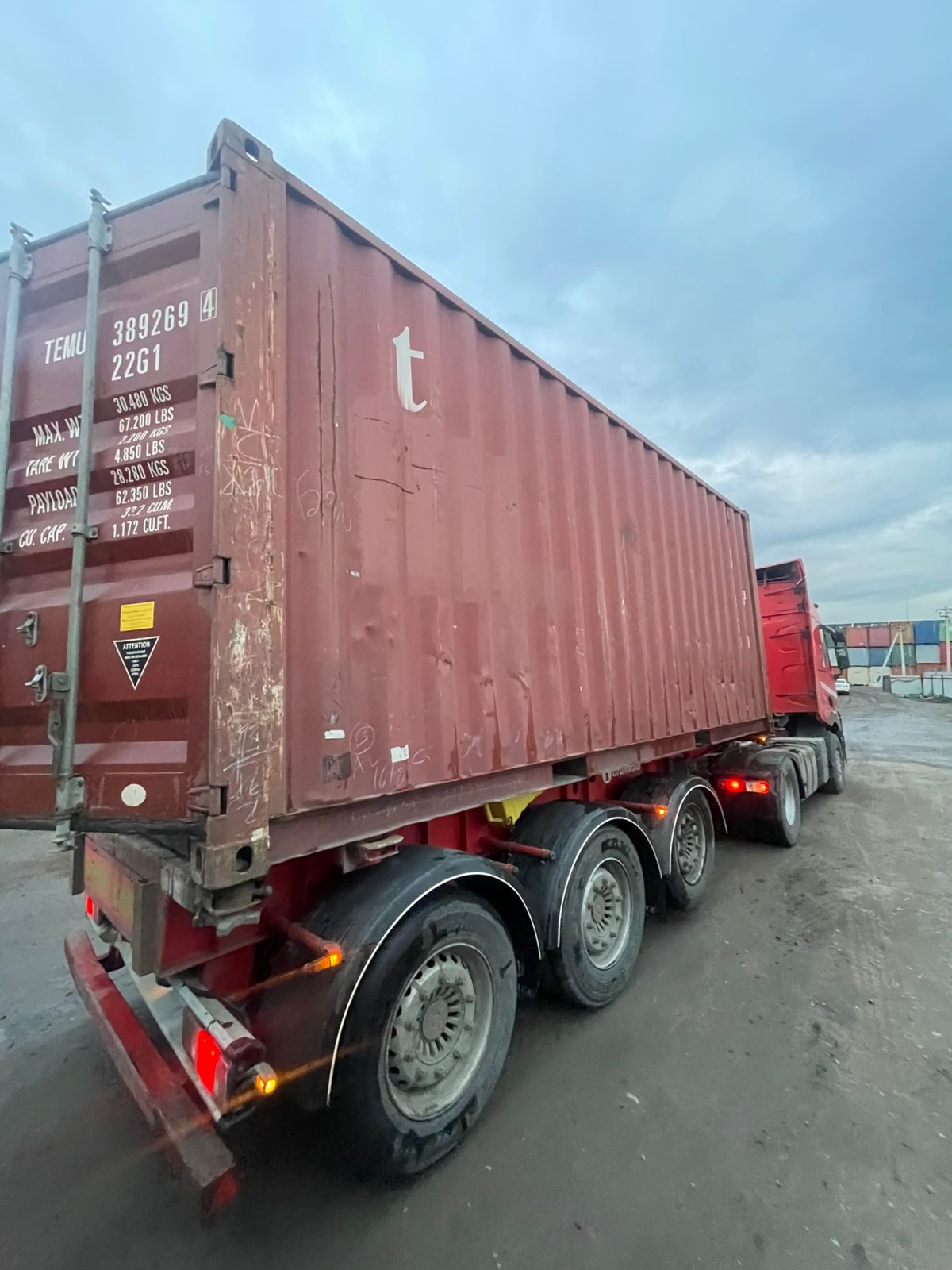 Морской контейнер TEMU3892694