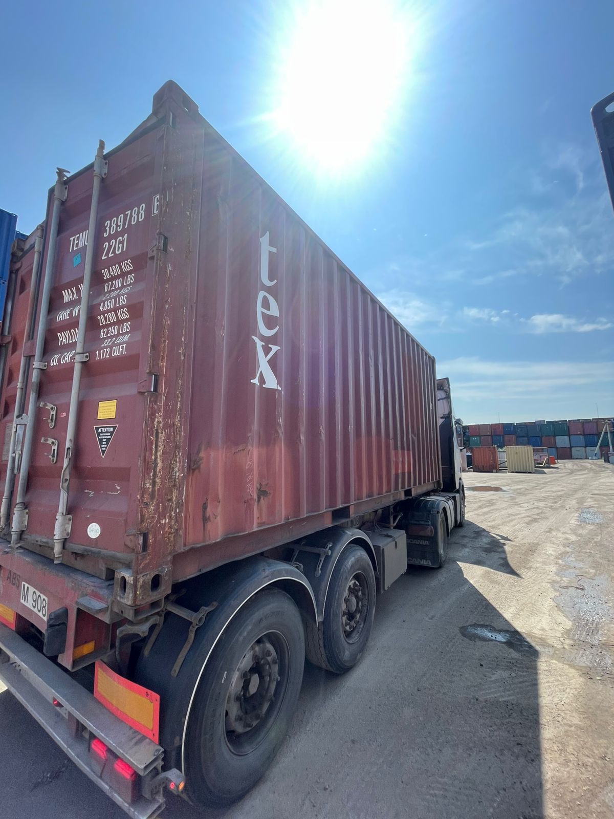 Морской контейнер TEMU3897886