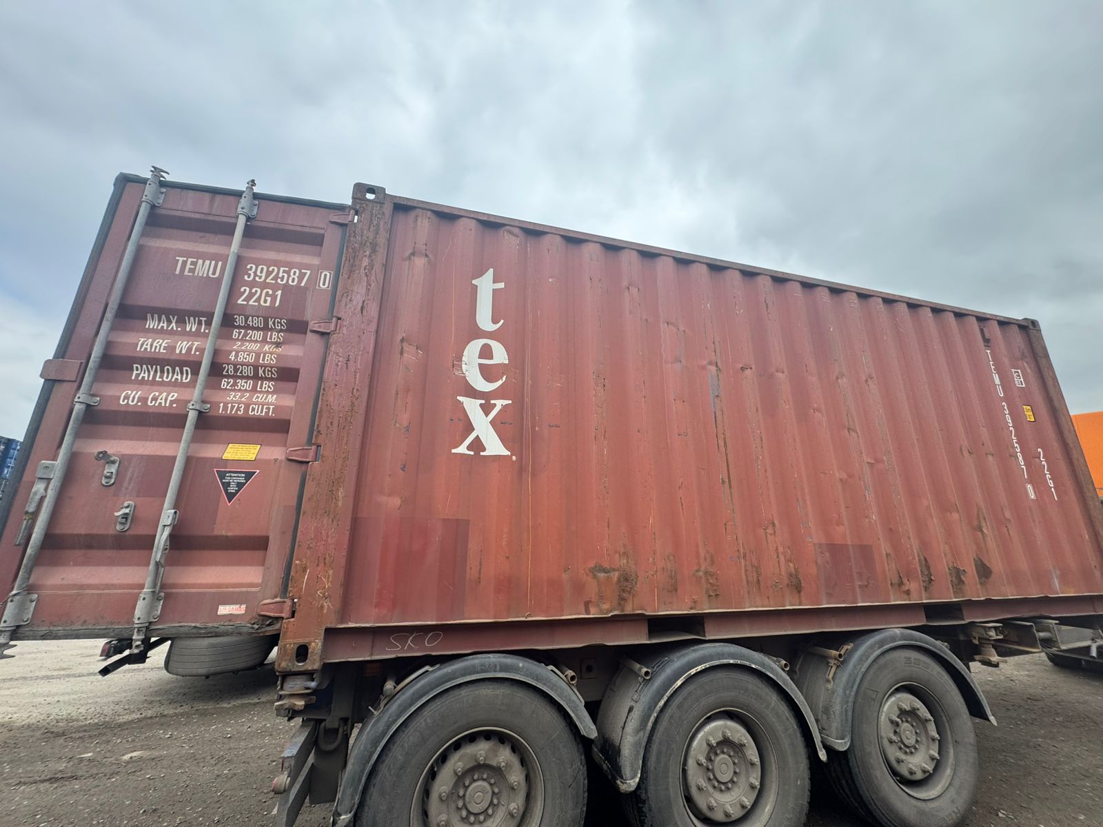 Морской контейнер TEMU3925870