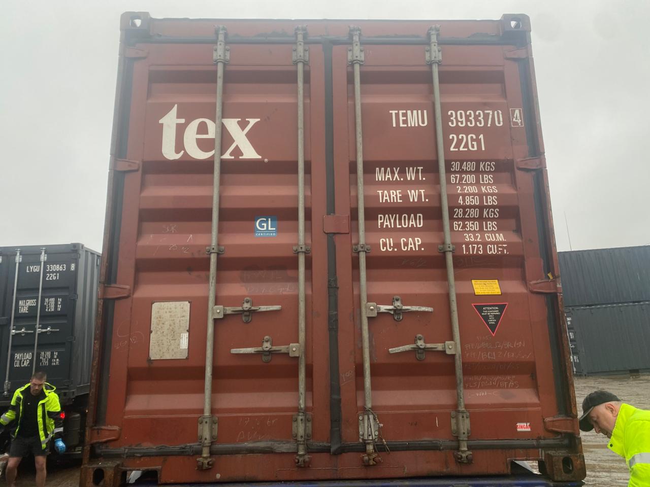 Морской контейнер TEMU3933704