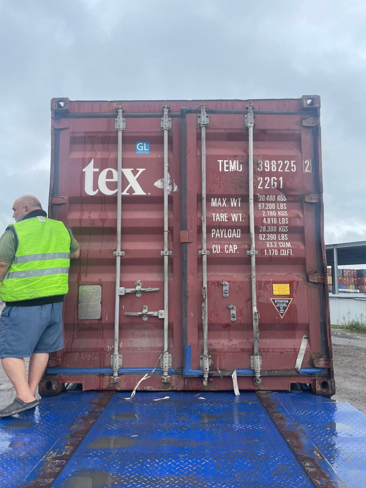Морской контейнер TEMU3982252