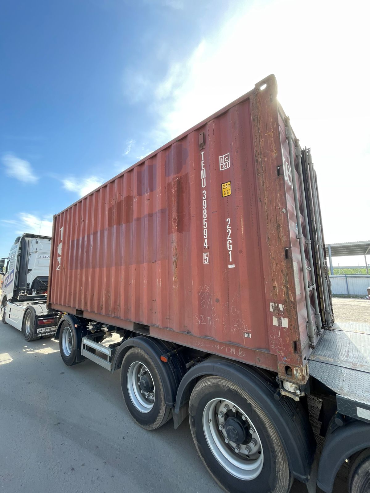 Морской контейнер TEMU3985945