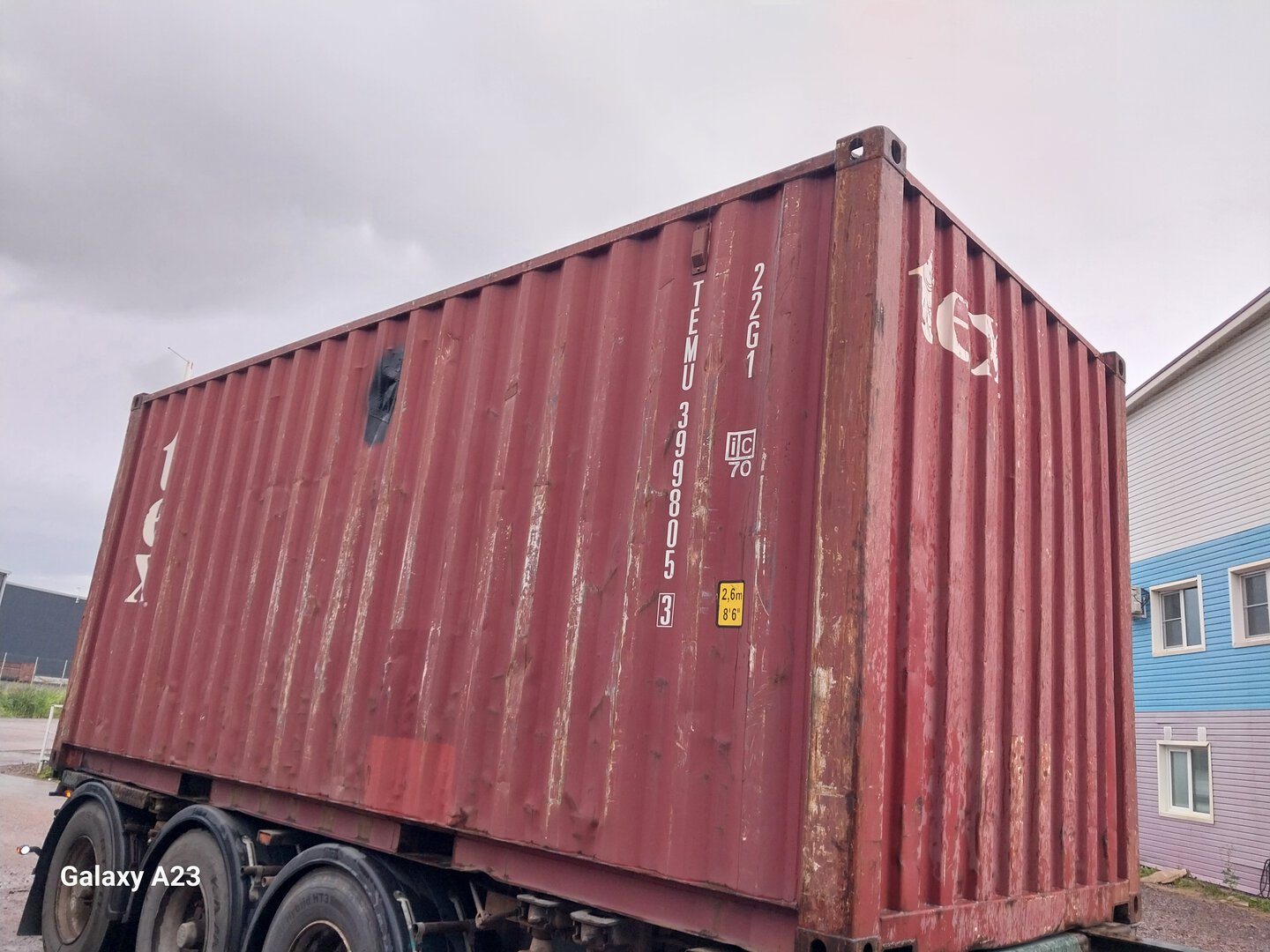 Морской контейнер TEMU3998053