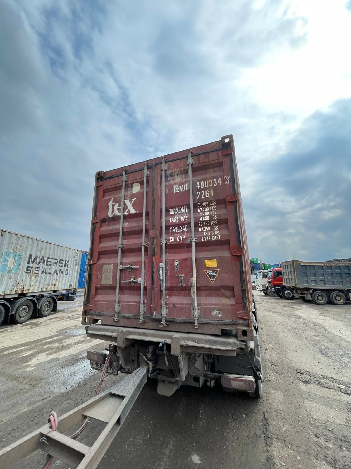 Морской контейнер TEMU4003343