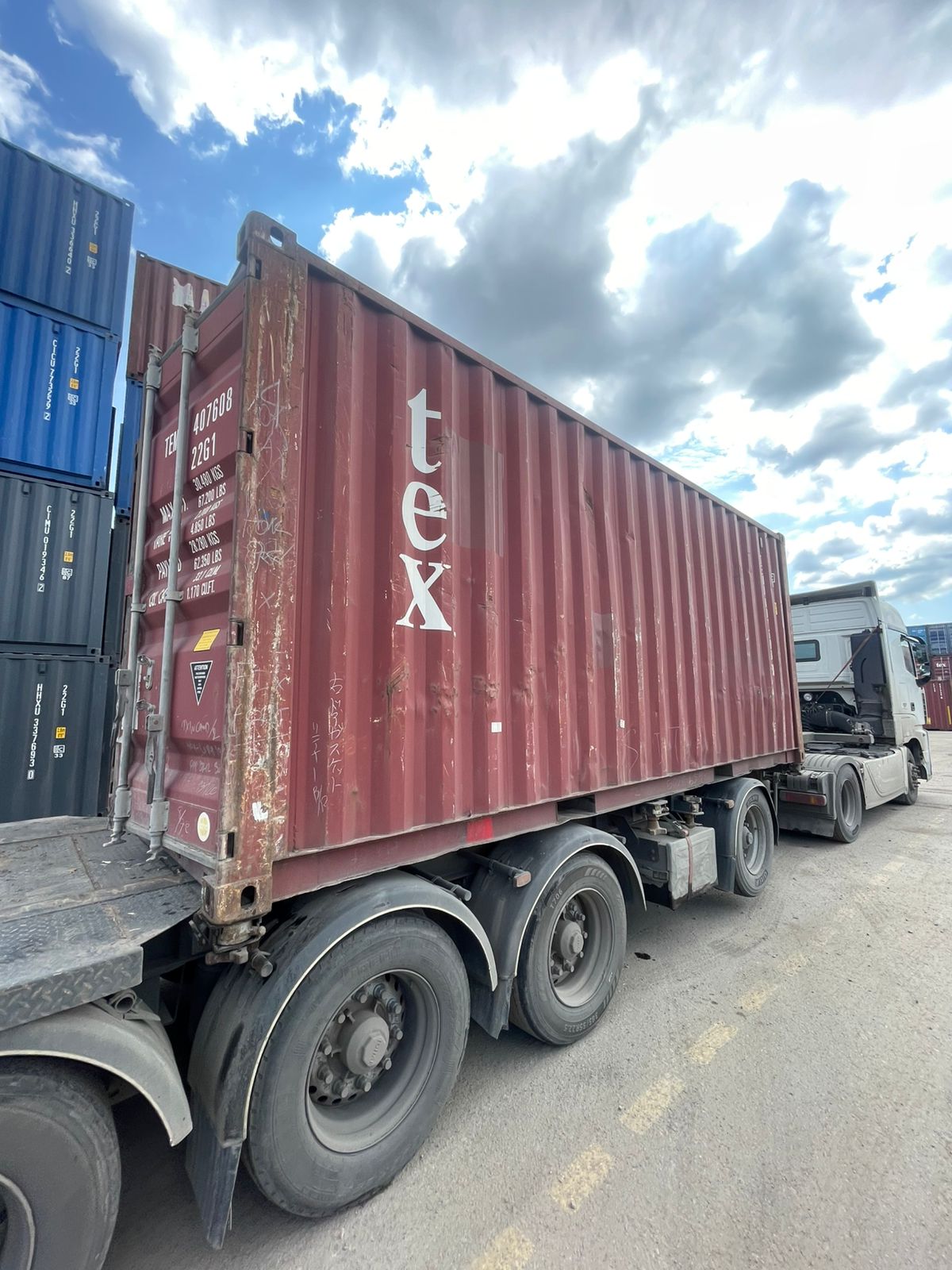 Морской контейнер TEMU4076083