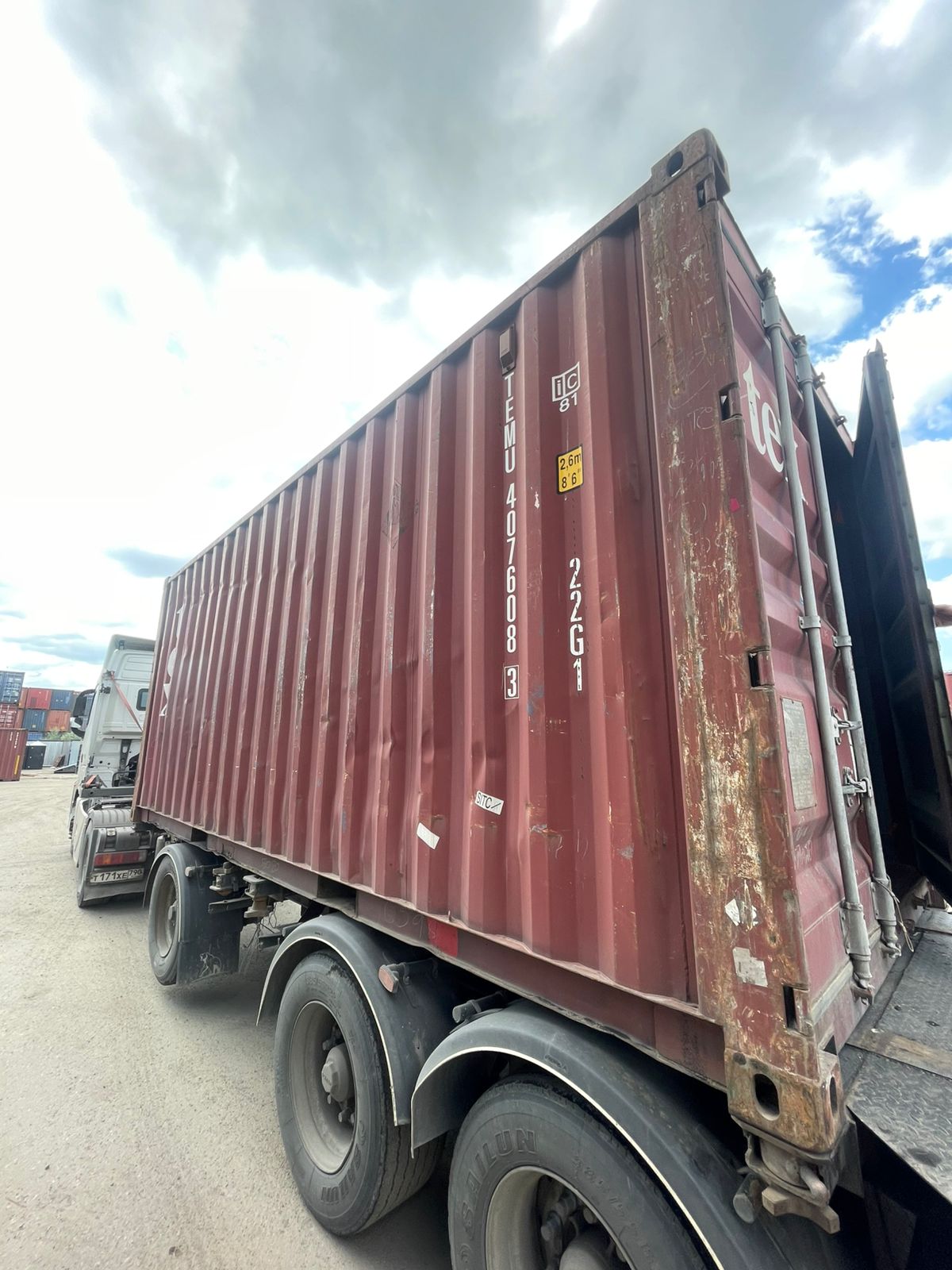 Морской контейнер TEMU4076083